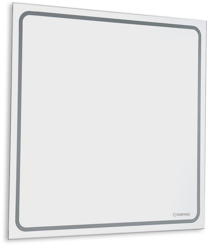 Sapho Gemini miroir 55x55 cm carré avec éclairage GM055