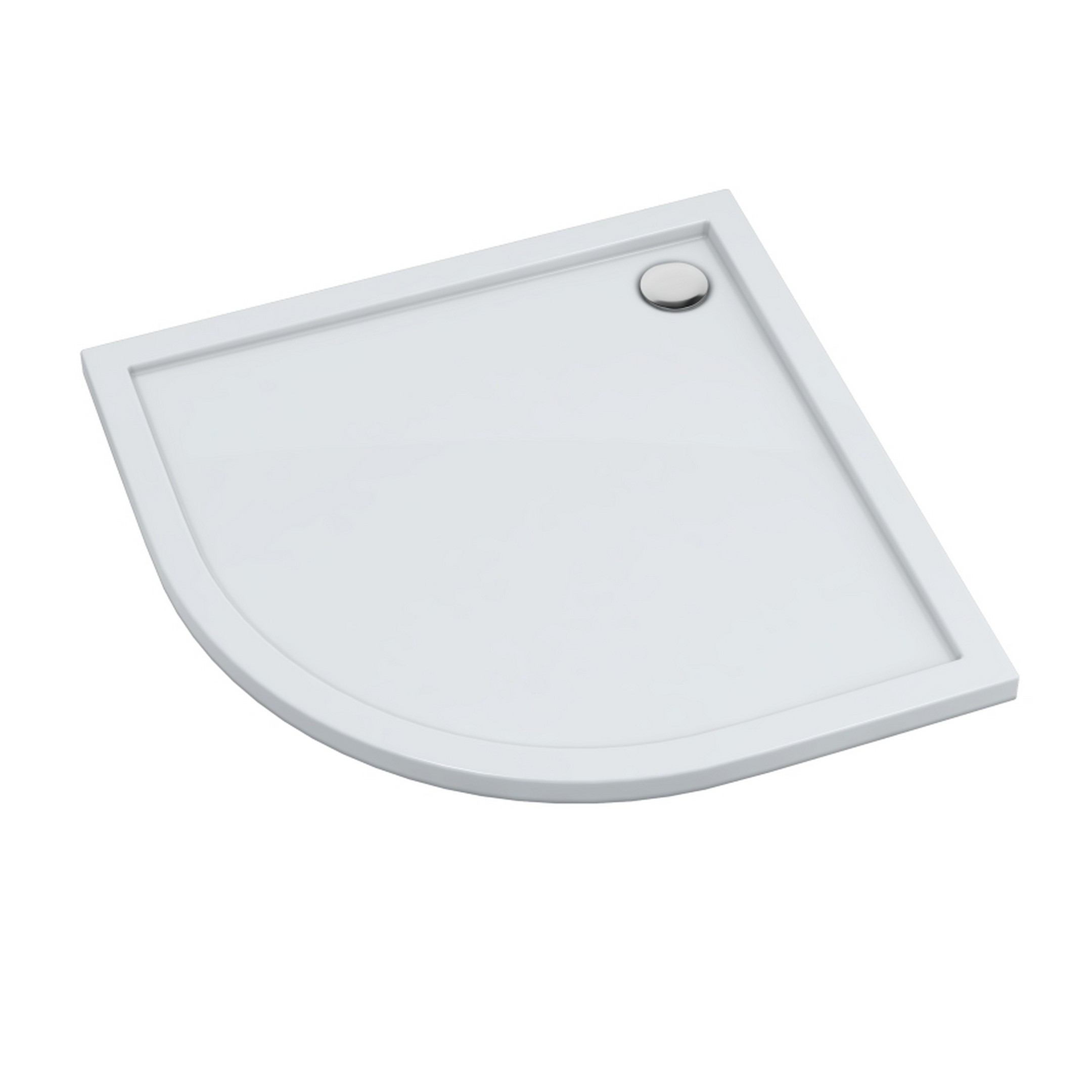 Schedline Sharper receveur de douche semi-circulaire 90x90 cm blanc 3S.S1O-9090