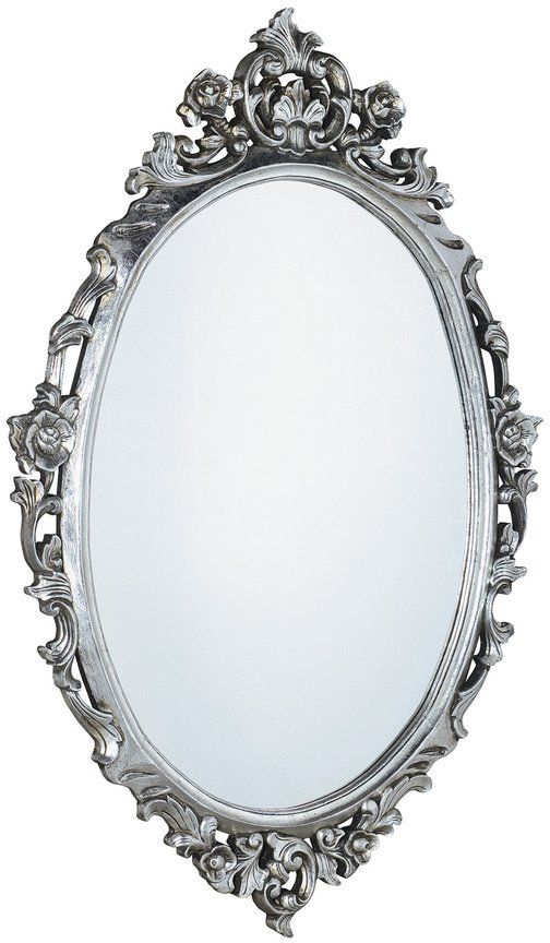 Sapho Desna miroir 80x100 cm ovale argenté IN344