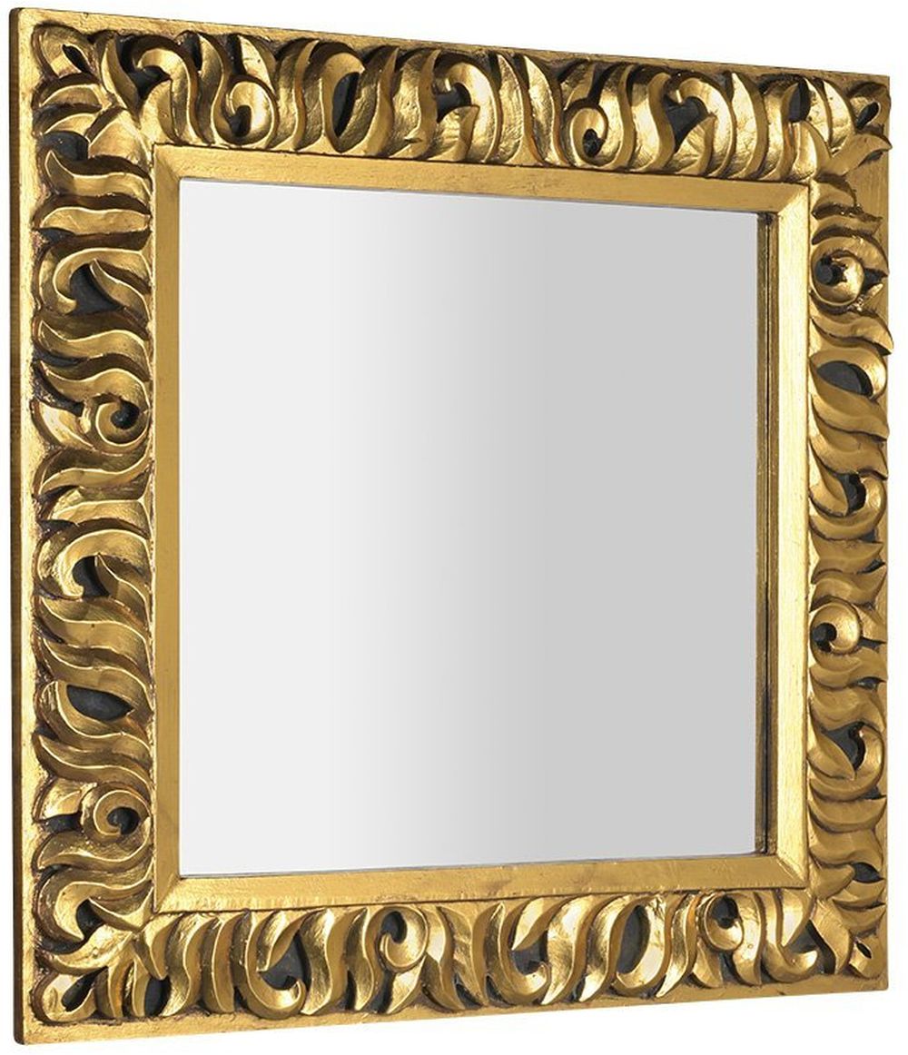 Sapho Zeegras miroir 90x90 cm carré doré IN416