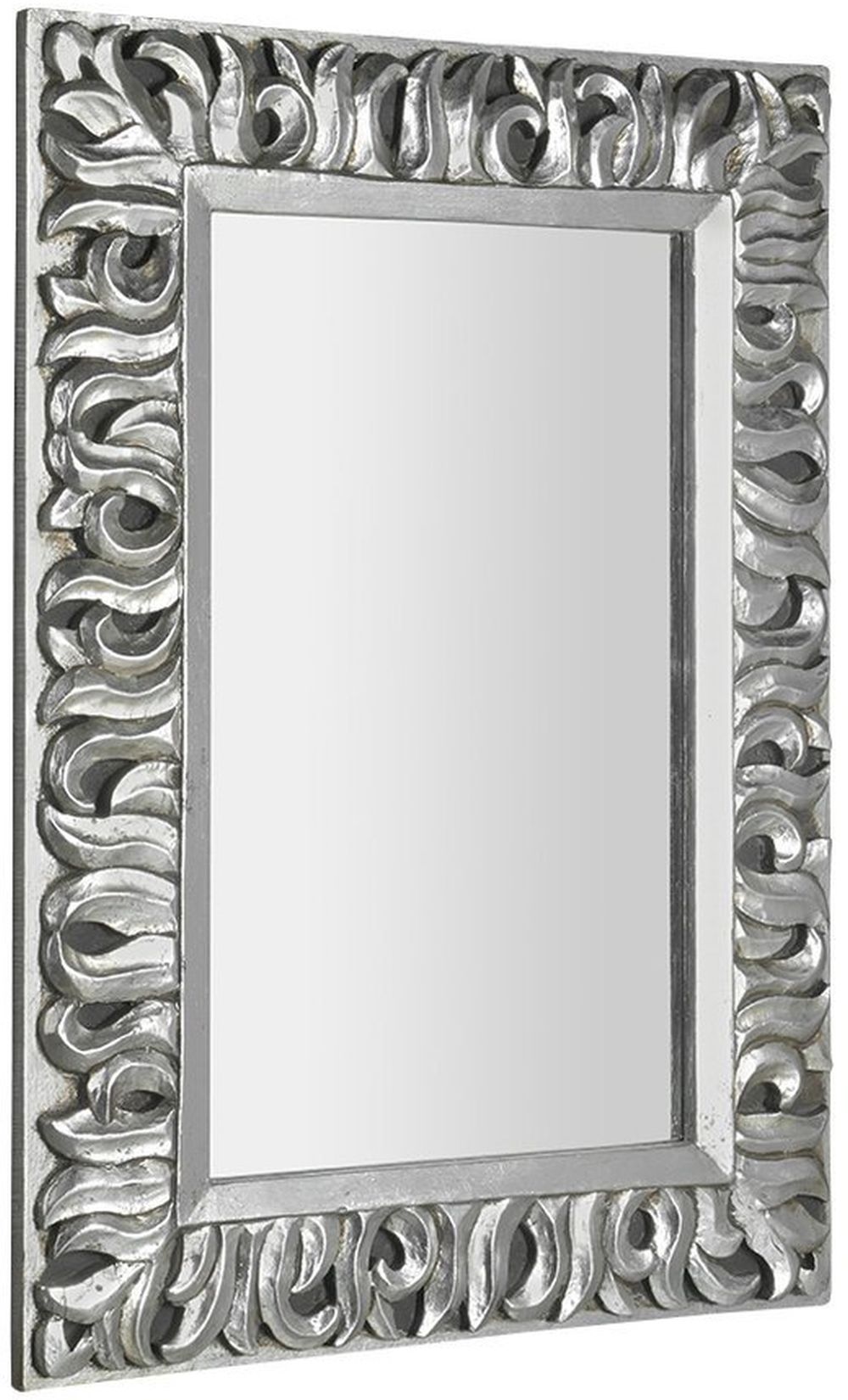 Sapho Zeegras miroir 70x100 cm rectangulaire argenté IN432