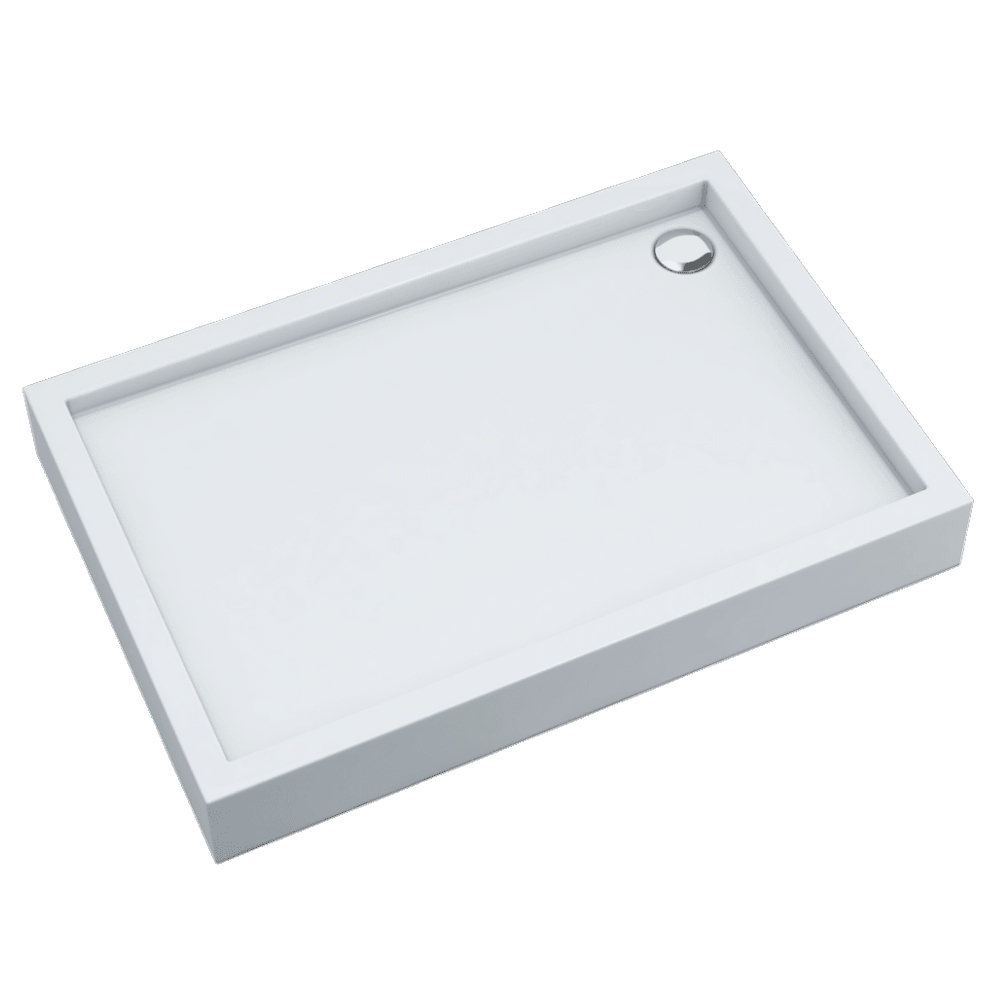 Schedline Favory Plus receveur de douche rectangulaire 100x80 cm blanc 3ST.F1P-80100