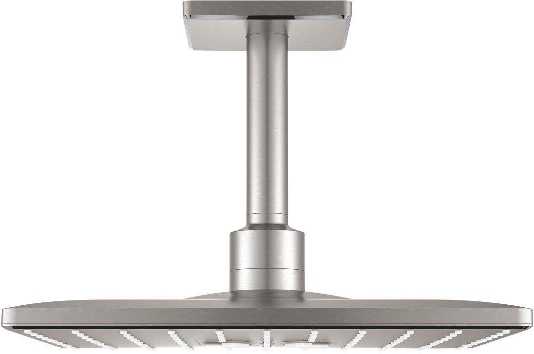 Grohe Rainshower douche à effet de pluie 31x31 cm carrée SuperSteel 26481DC0