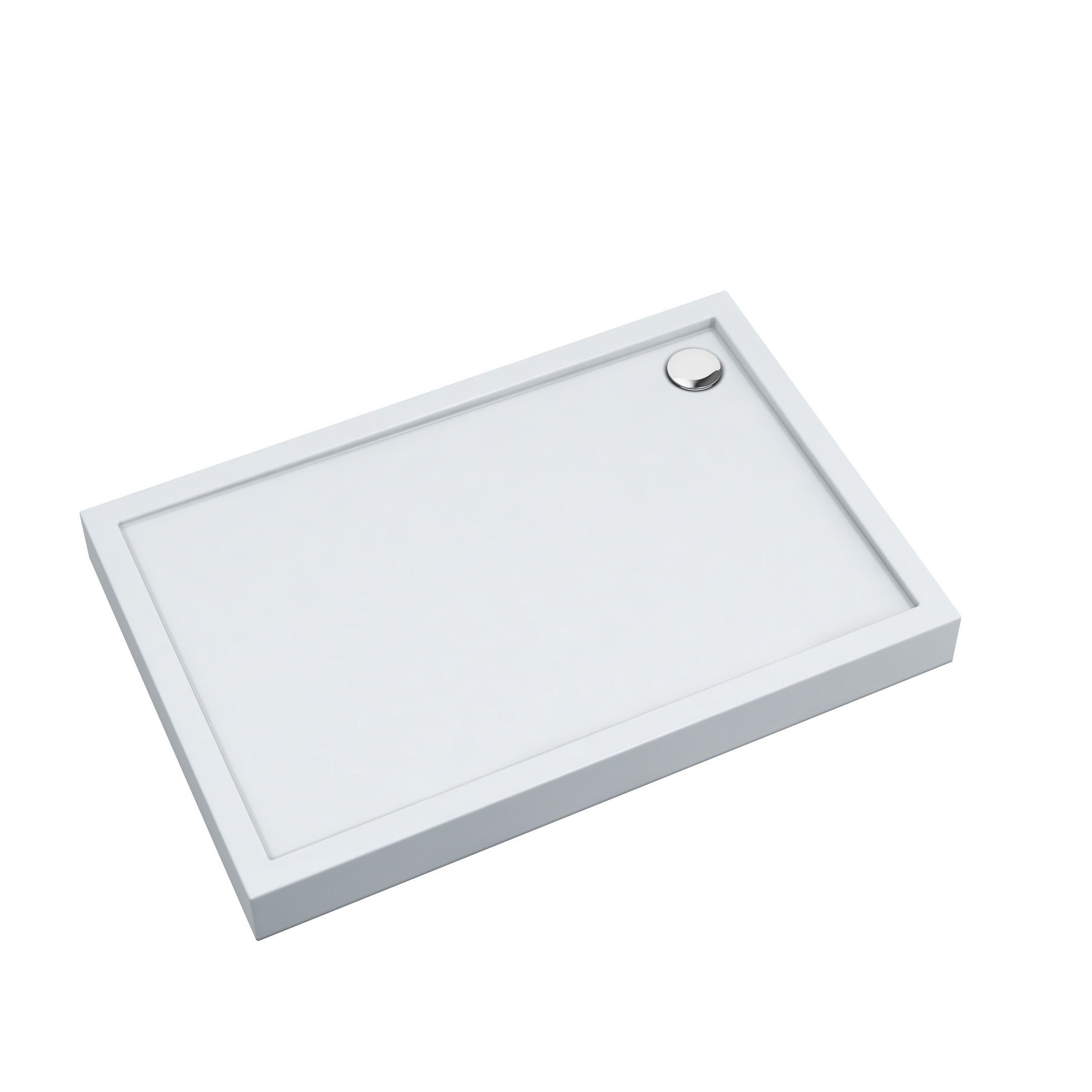 Schedline Cameron Smooth White receveur de douche rectangulaire 120x70 cm blanc 3ST.C1P-70120