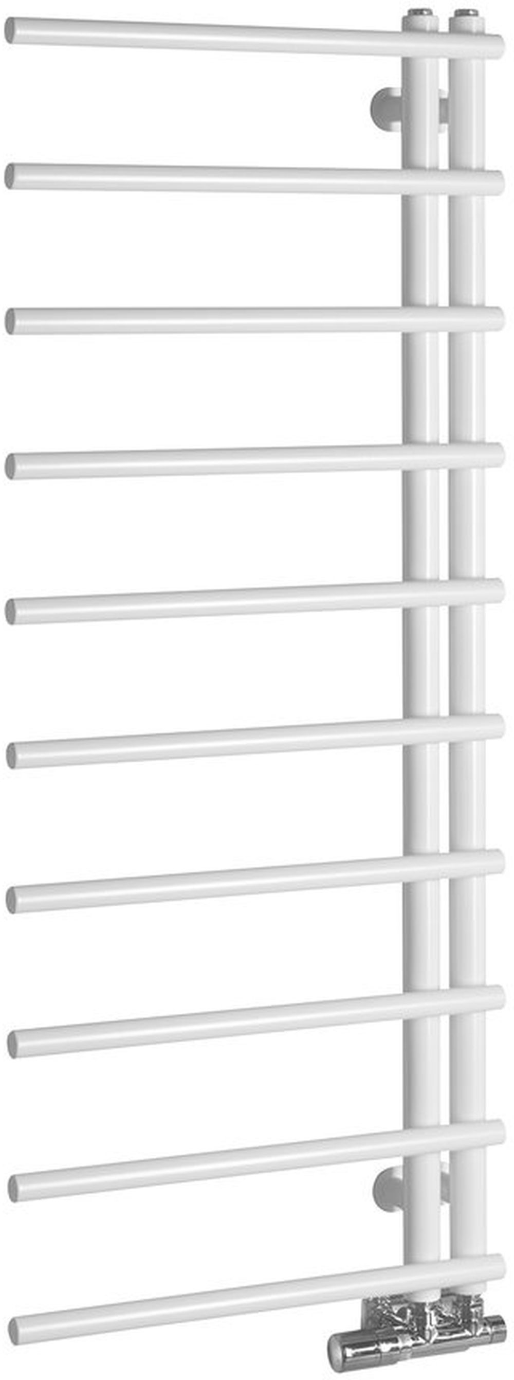 Sapho Justina radiateur de salle de bain échelle 124.6x50 cm blanc IR546W