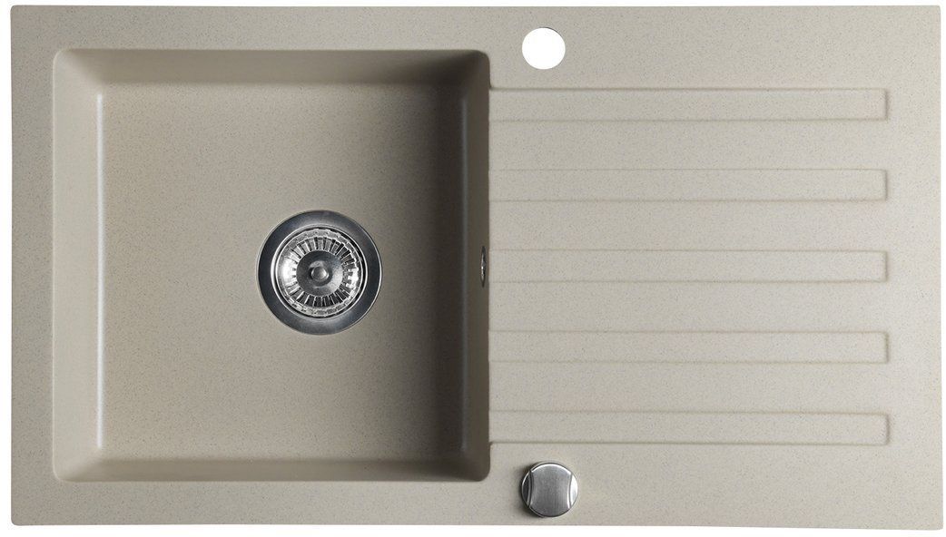 Sapho évier en granit 78x44 cm beige GR7202