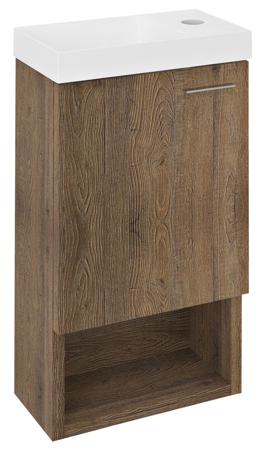 Sapho Latus armoire 30x16.5x53 cm sous-lavabo suspendu chêne LT711-1515