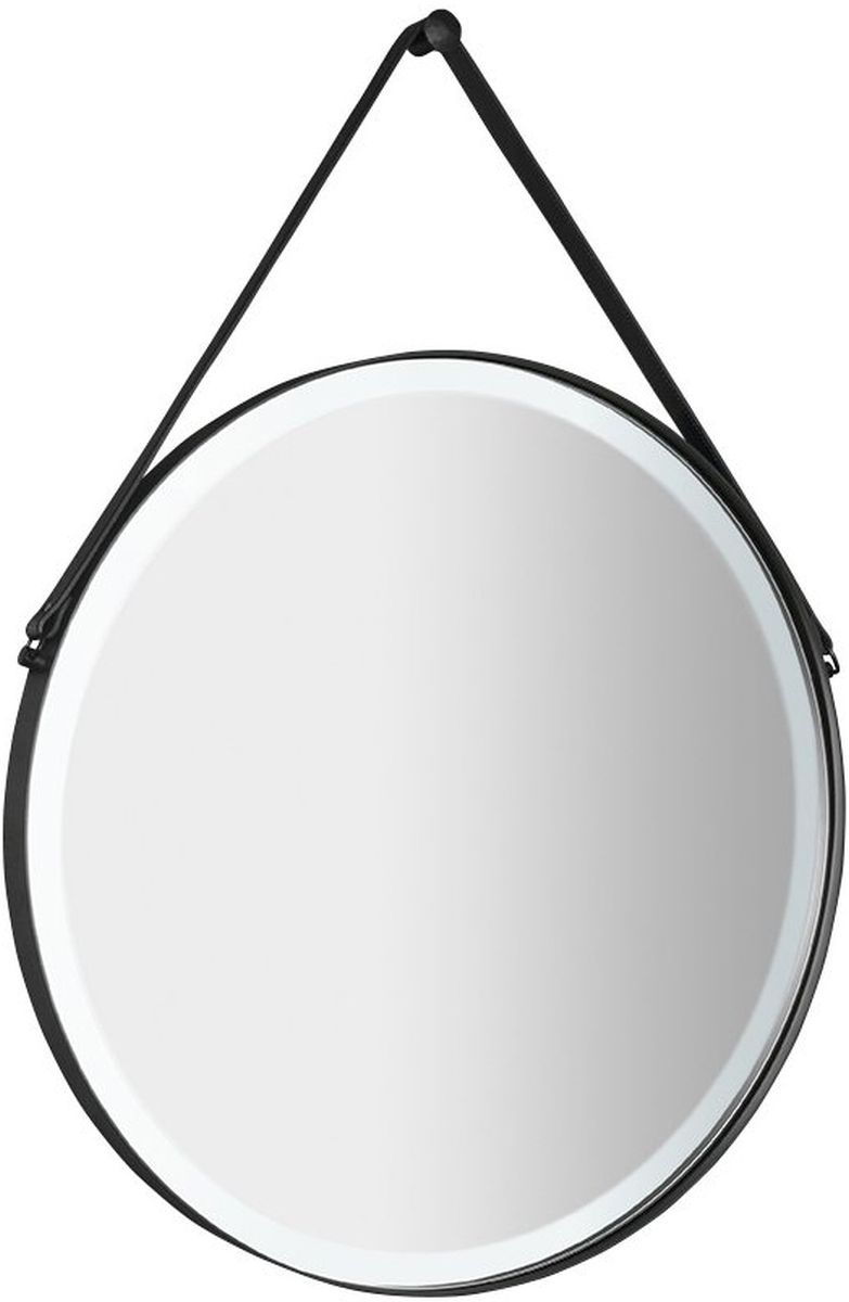 Sapho Orbiter miroir 60x60 cm circulaire avec éclairage noir ORL060
