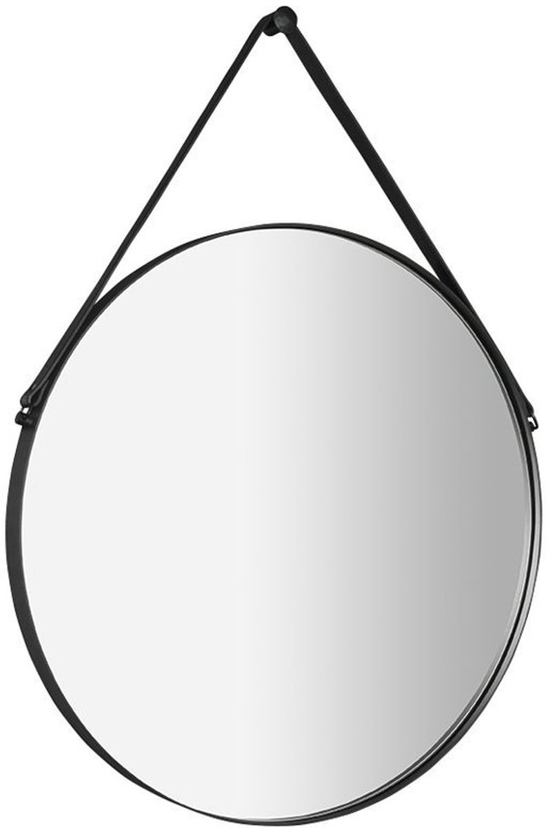 Sapho Orbiter miroir 70x70 cm circulaire avec éclairage noir ORT070
