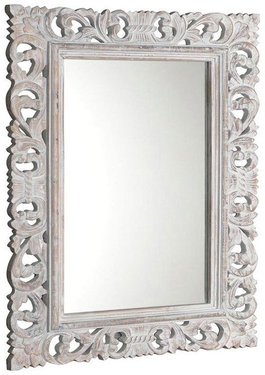 Sapho Scule & Samblung miroir 70x100 cm rectangulaire blanc IN171