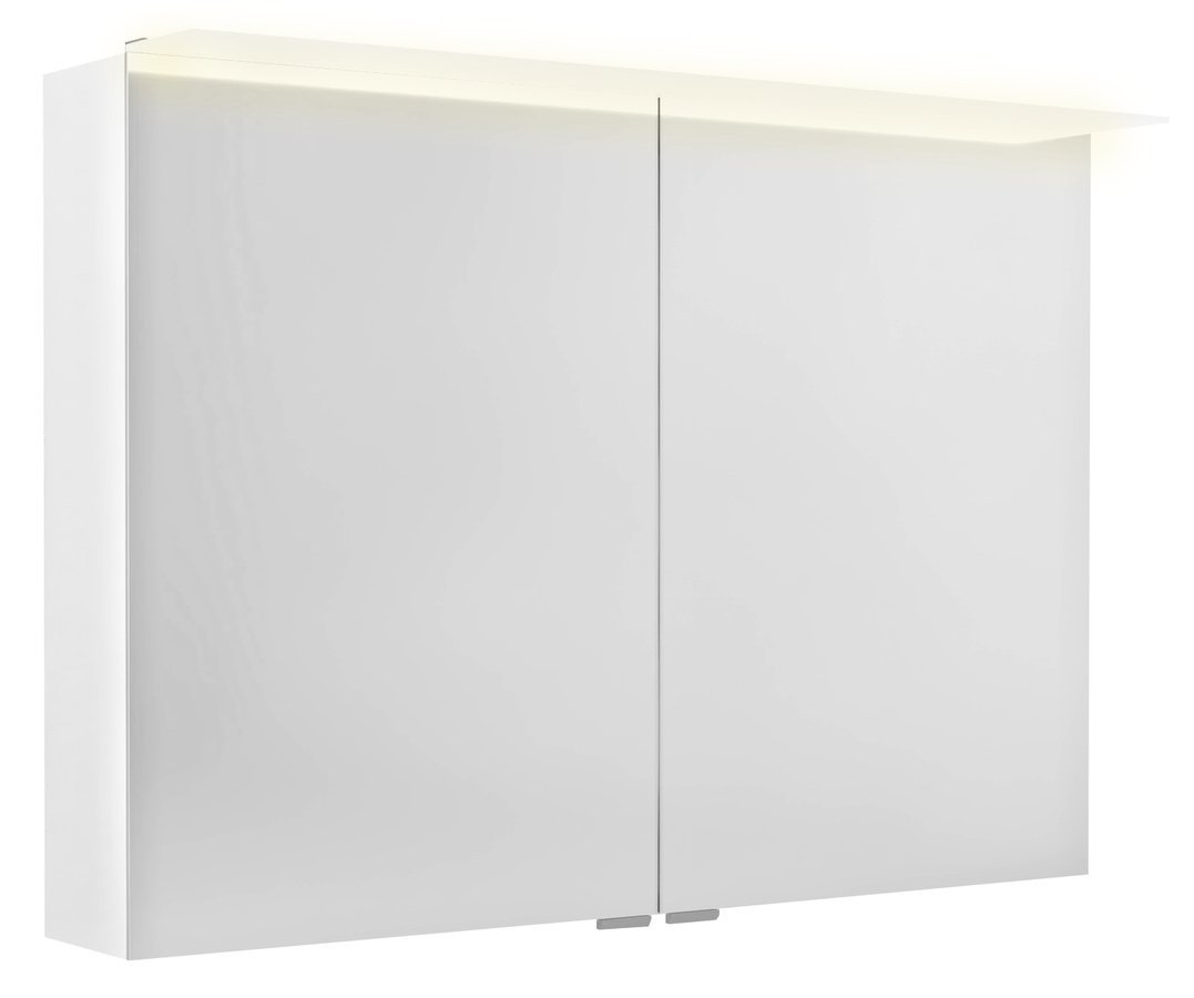 Sapho Linex armoire 100x15x70 cm avec miroir blanc LX100-0030