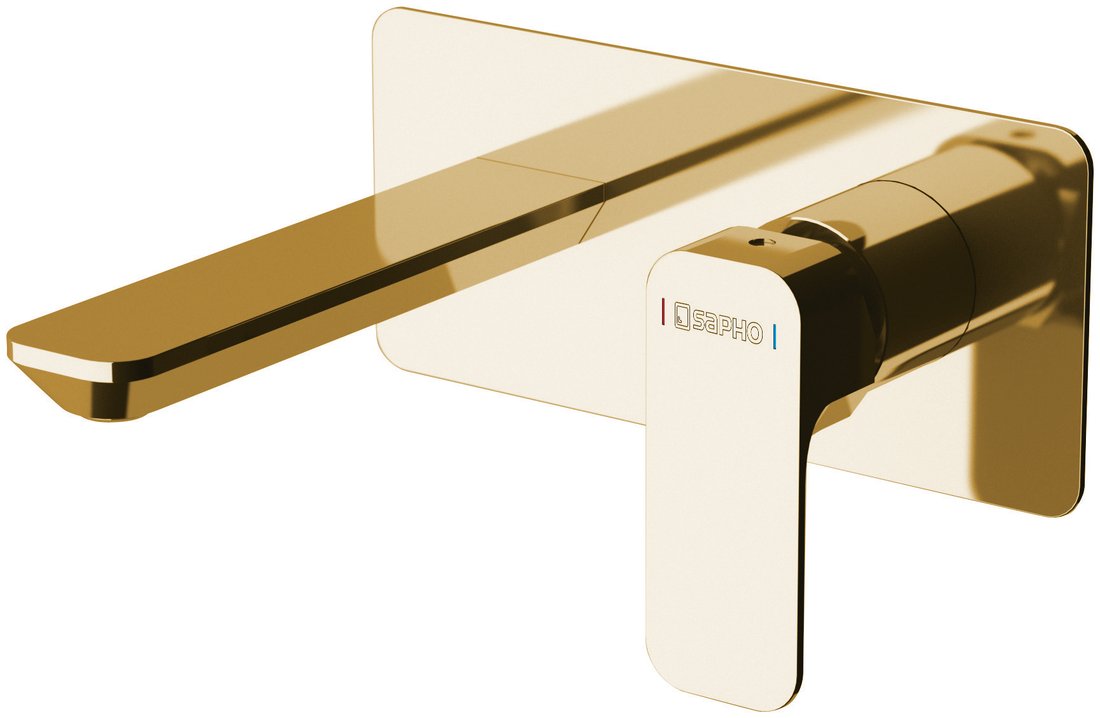 Sapho Spy mitigeur de lavabo encastrée doré PY08/17