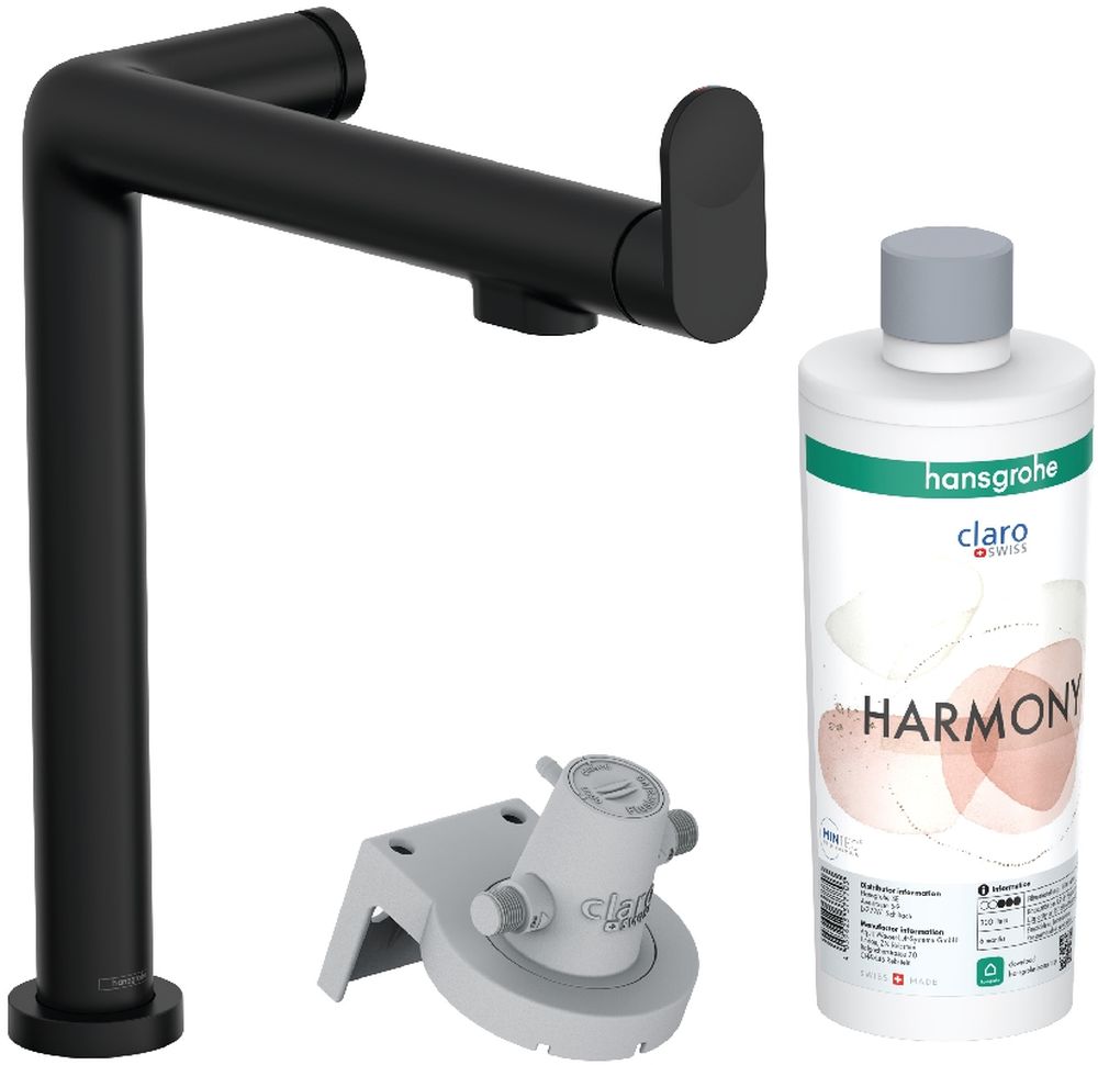 Hansgrohe Aqittura M91 mitigeur de cuisine avec filtre sur pied noir 76802670