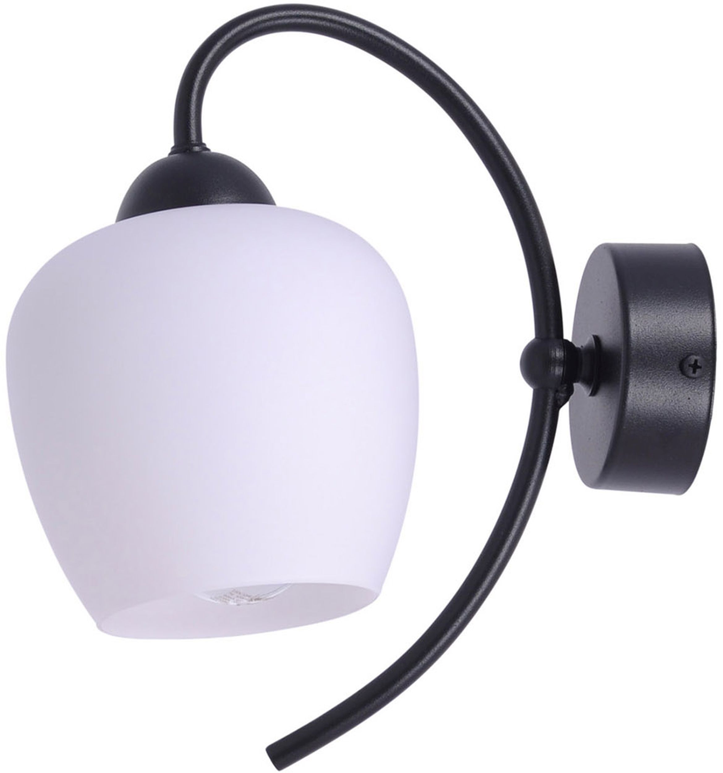 Kaja Bella applique murale 1x60 W blanc-noir K-5187