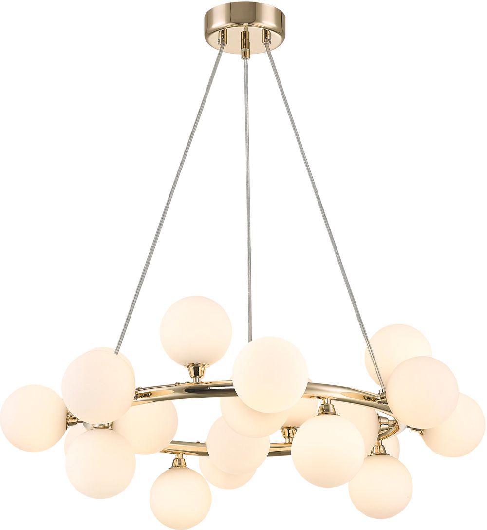 Zuma Line Bobo lampe suspendue x28 W blanc-doré P0462-20C-F7AA