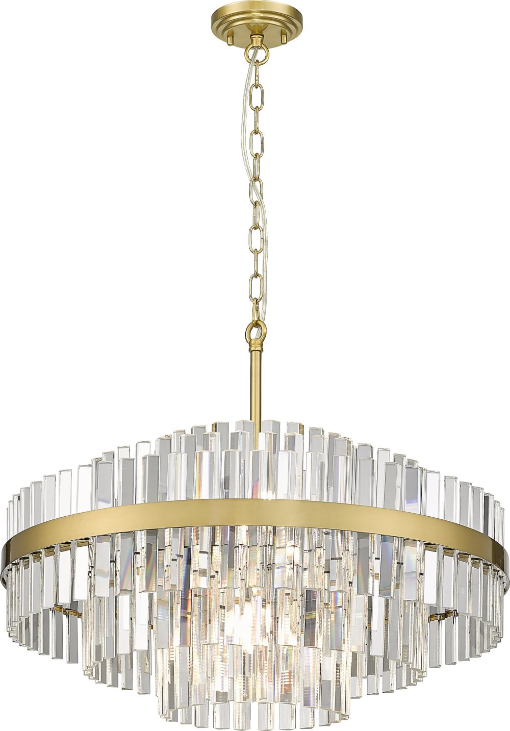 Zuma Line Constantinople lampe suspendue x28 W laiton P0567-12A-2GAC