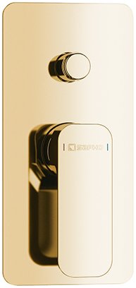 Sapho Spy mitigeur bain-douche encastrée doré PY42/17