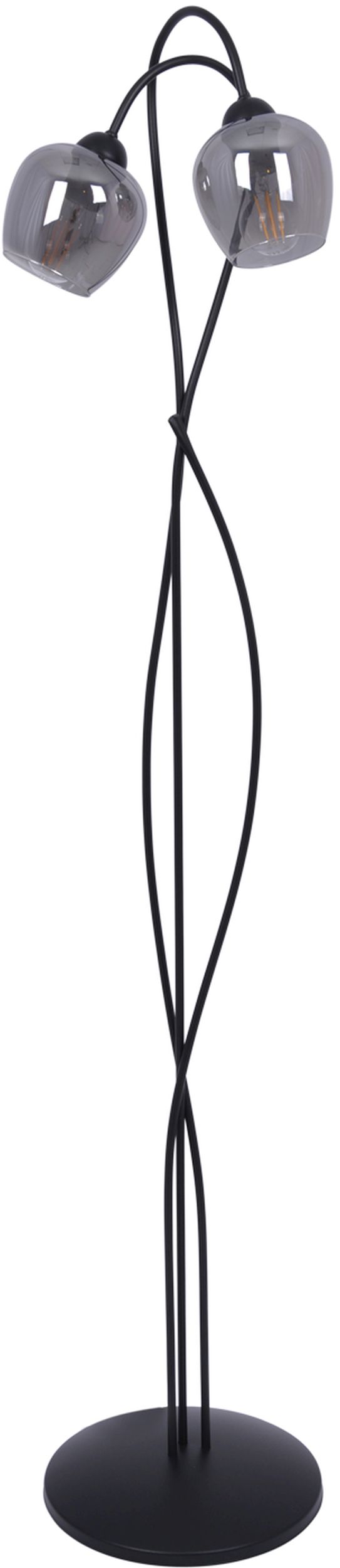 Kaja Sara lampadaire 2x60 W noir-graphite K-5198