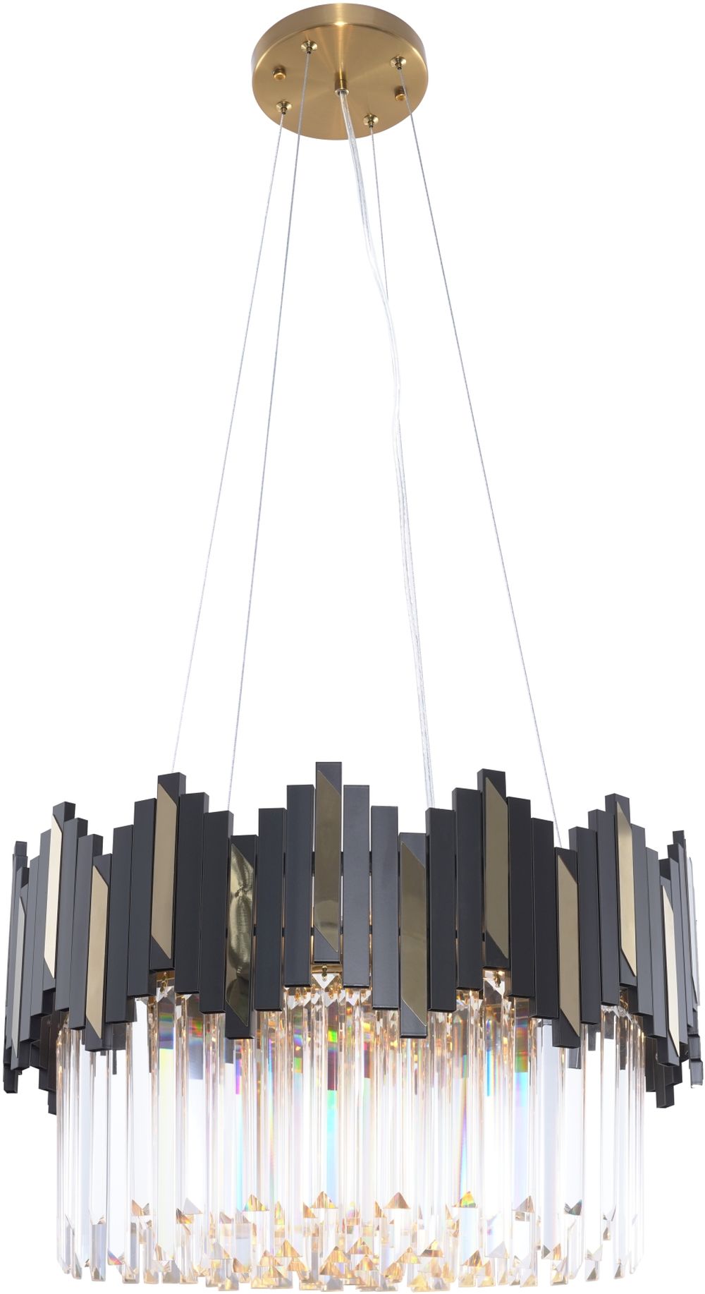 Zuma Line Rotta lampe suspendue 6x42 W noir-doré 2200018M