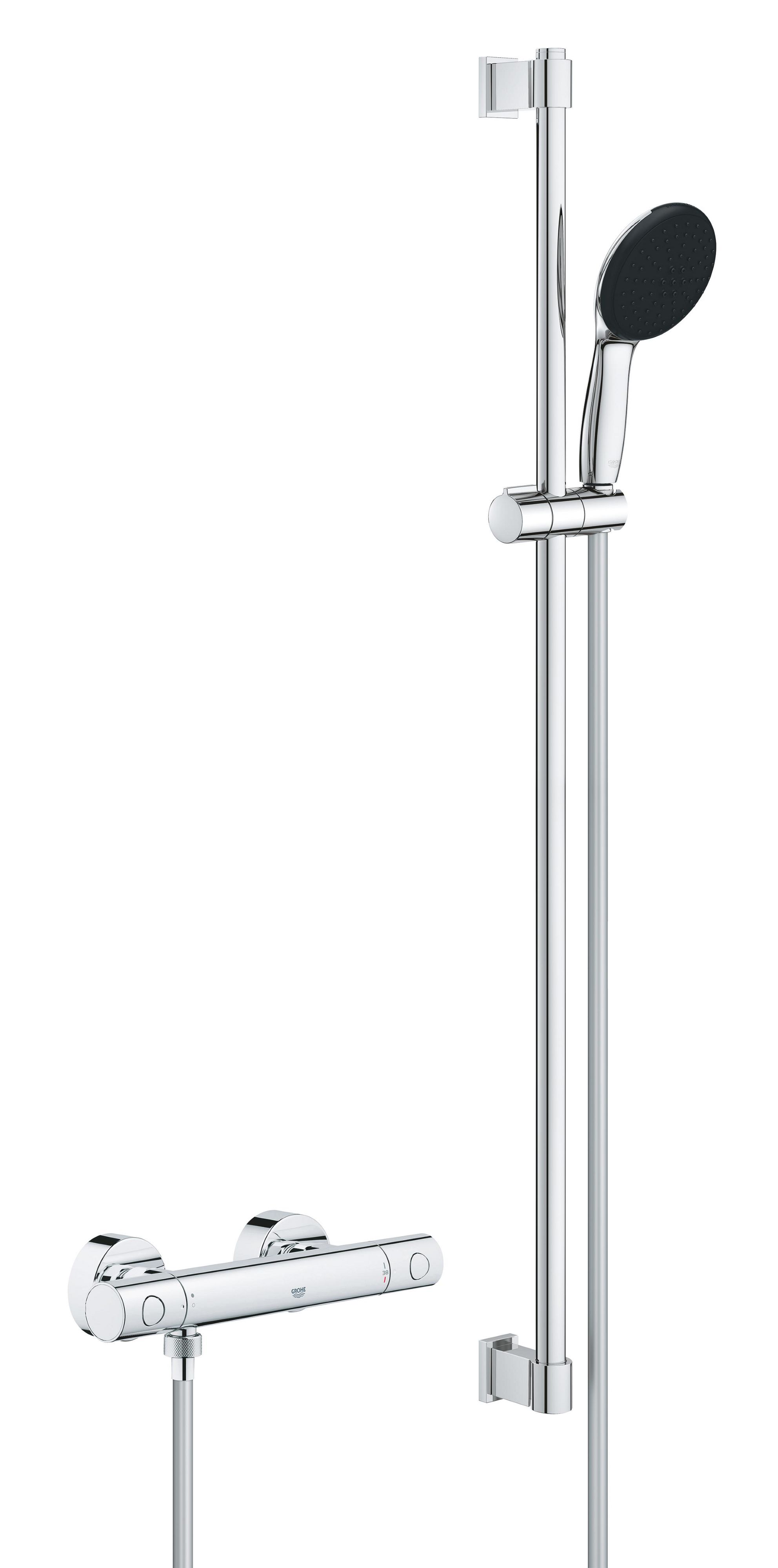 Grohe Precision Get mitigeur de douche murale oui StarLight Chrome 34857000