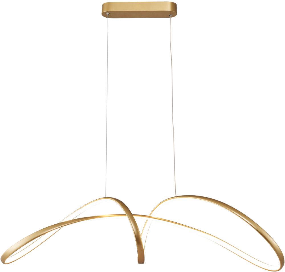 Zuma Line Fermi lampe suspendue 1x50 W doré 20026P-GD