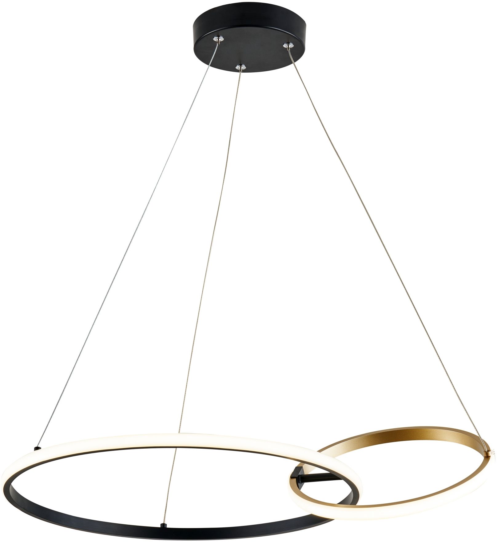Zuma Line Rando lampe suspendue 1x36 W noir-doré 20002P-GD