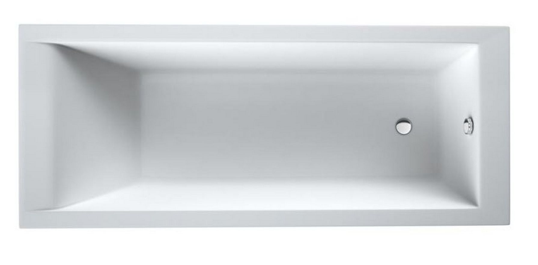 Schedline Maio baignoire rectangulaire 150x70 cm blanc 3WST.M2P-15070