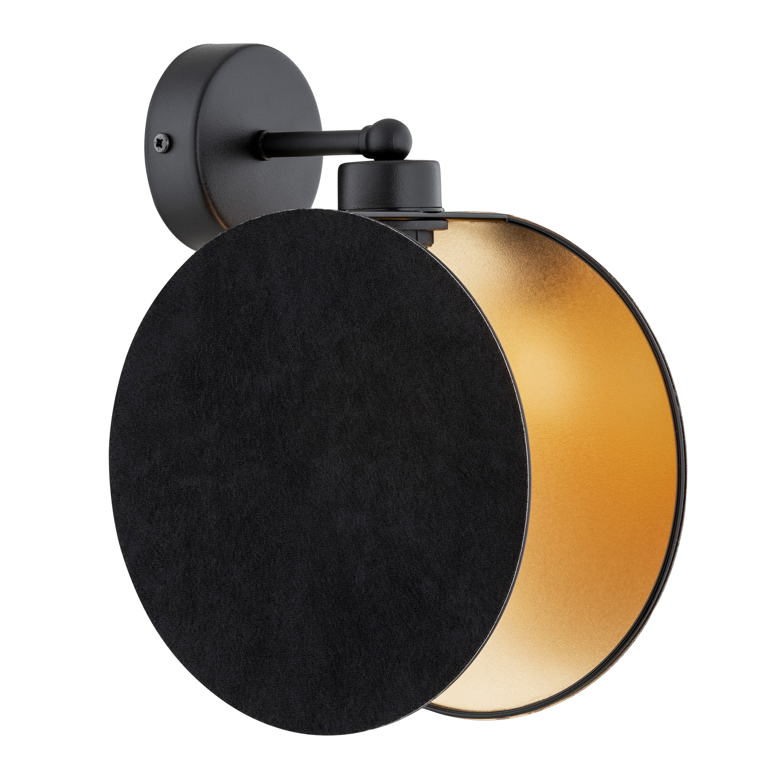 Emibig Motif applique murale 1x10 W noir-doré 1325/K1