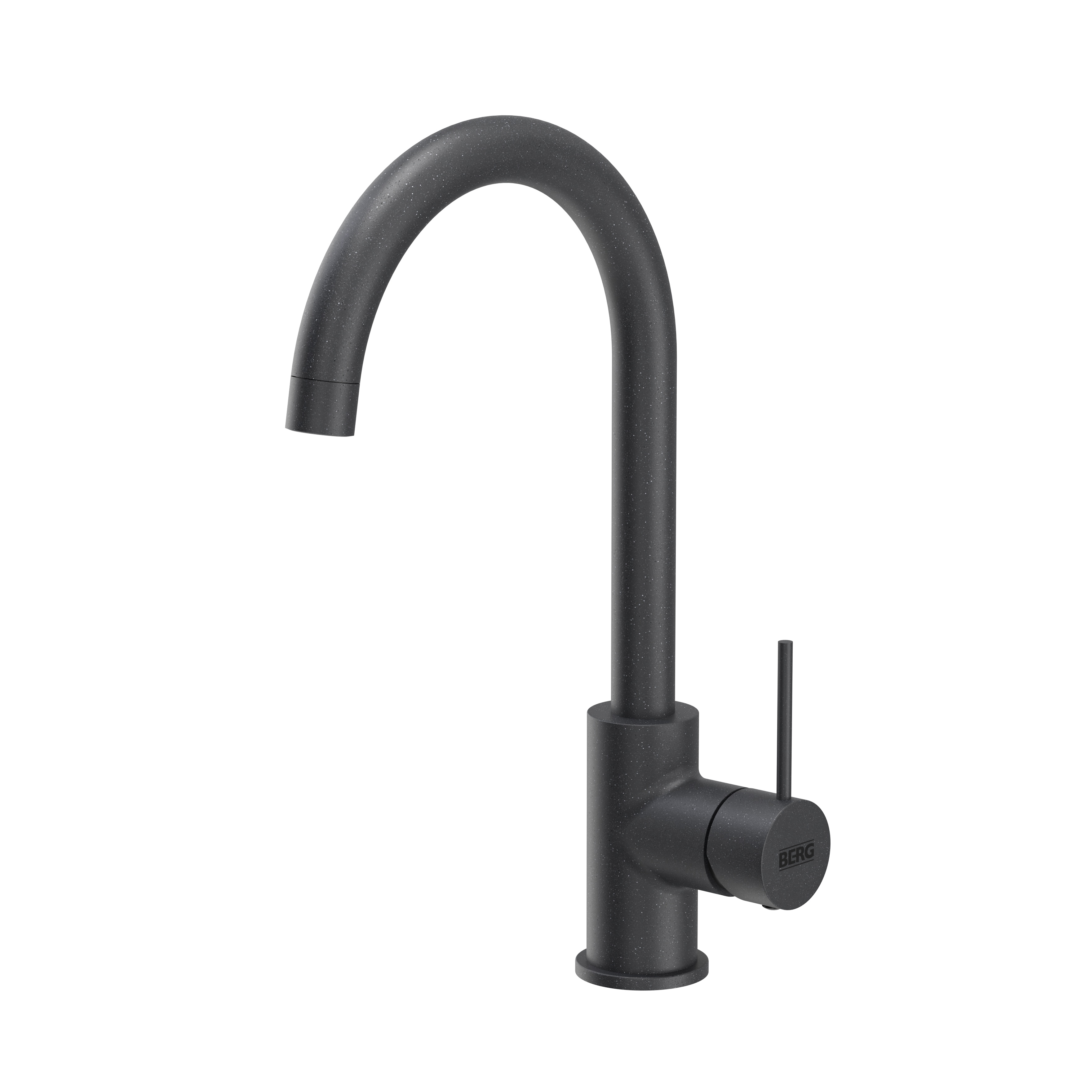 Berg Panda mitigeur de cuisine sur pied noir BQP12BKQ