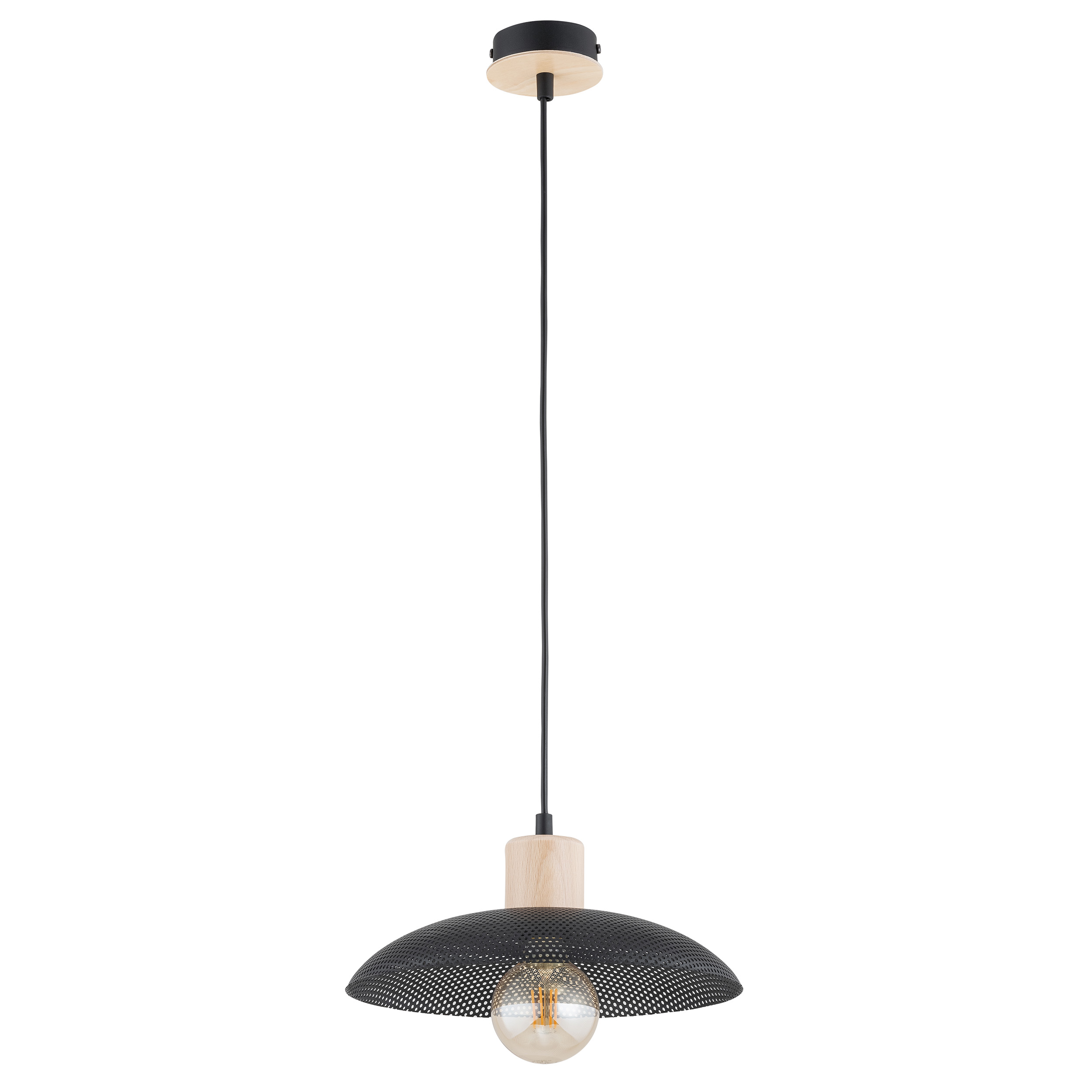 Emibig Kobe lampe suspendue 1x15 W noir 1318/1