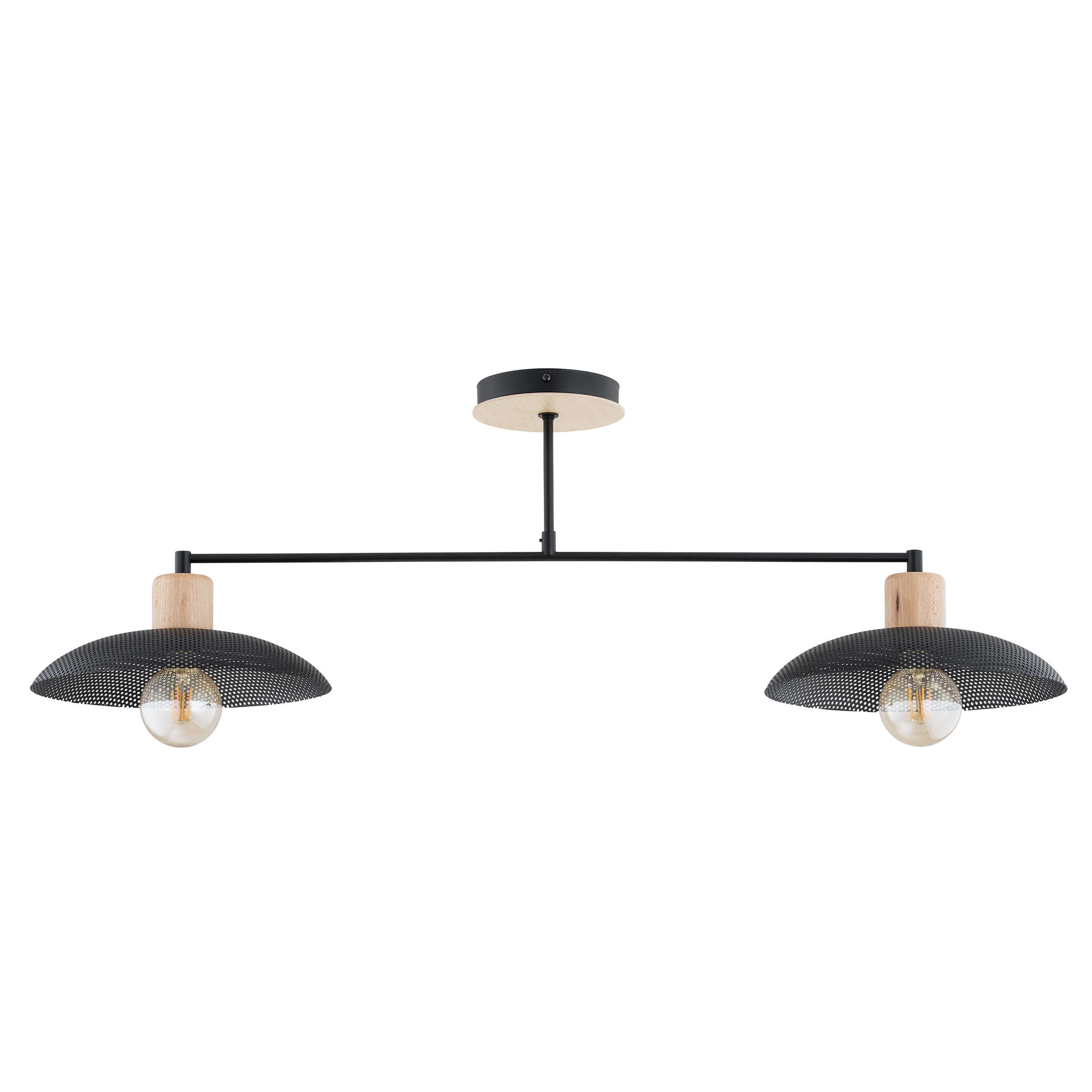 Emibig Kobe plafonnier 2x15 W noir 1318/2