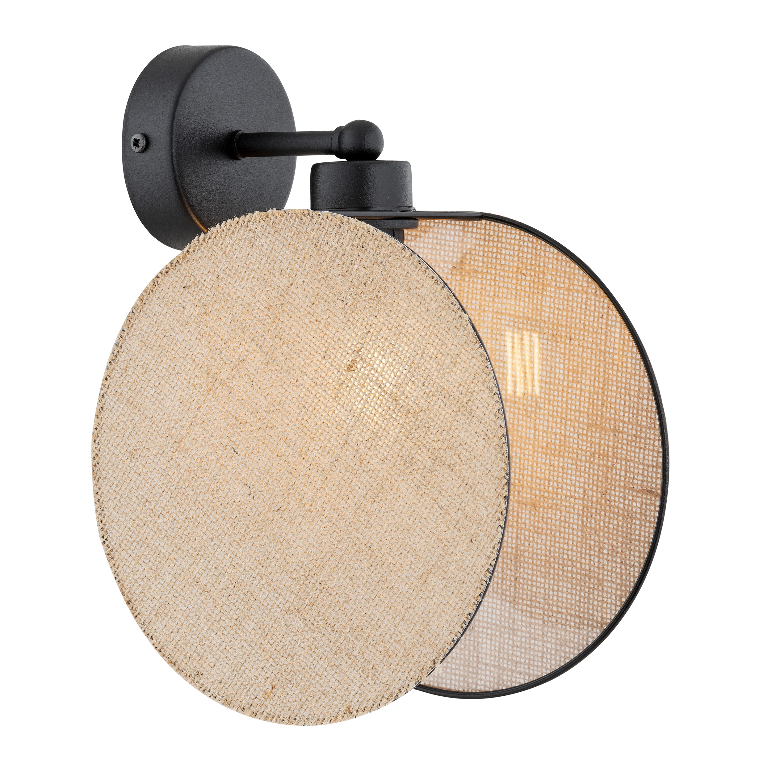 Emibig Motif applique murale 1x10 W noir-sable 1328/K1