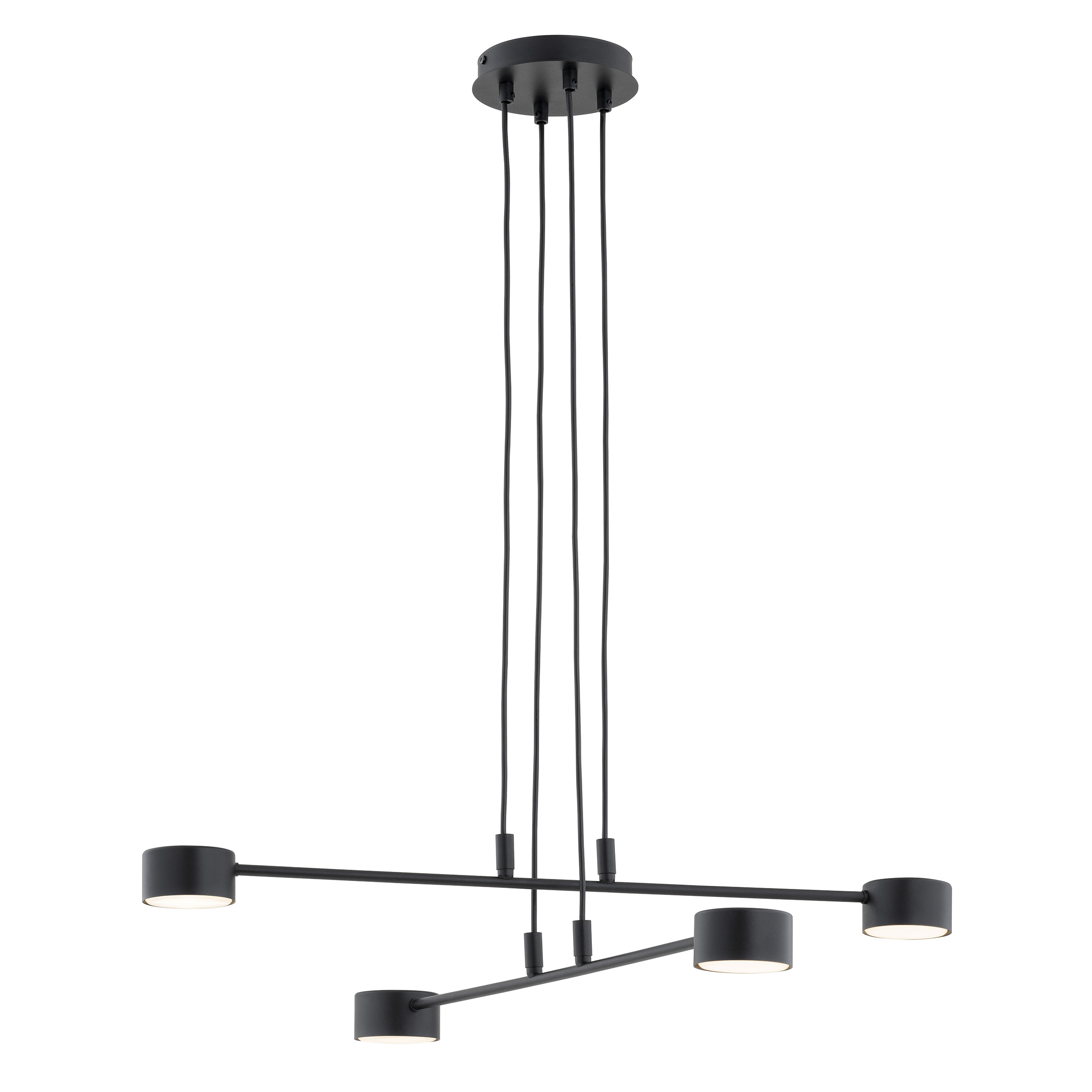 Emibig Modus lampe suspendue 4x12 W noir 1339/4
