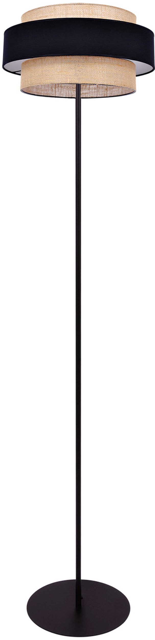 Kaja Gato lampadaire 1x40 W noir-beige K-5235