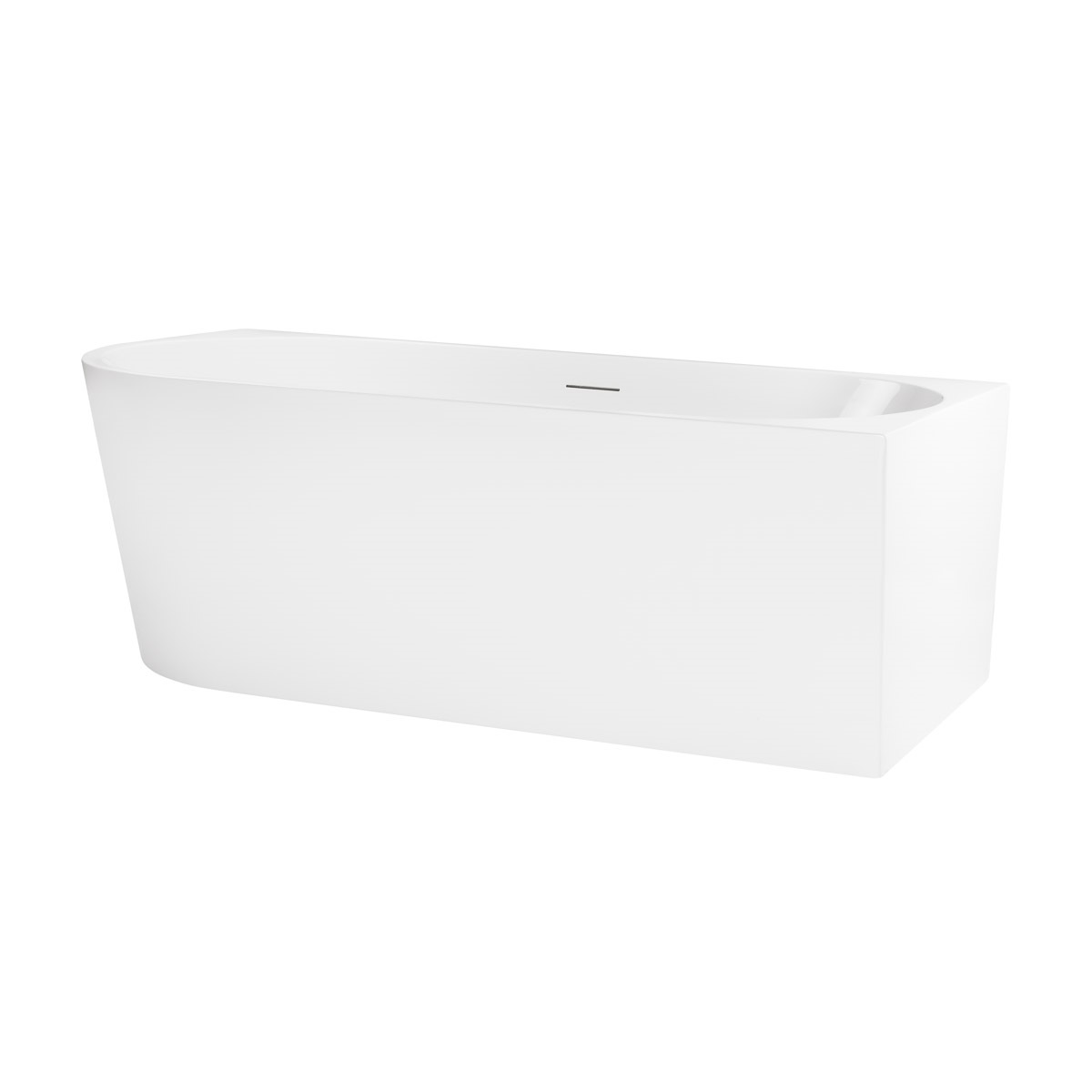 Oltens Delva baignoire d’angle 150x75 cm rectangulaire blanc 11006000