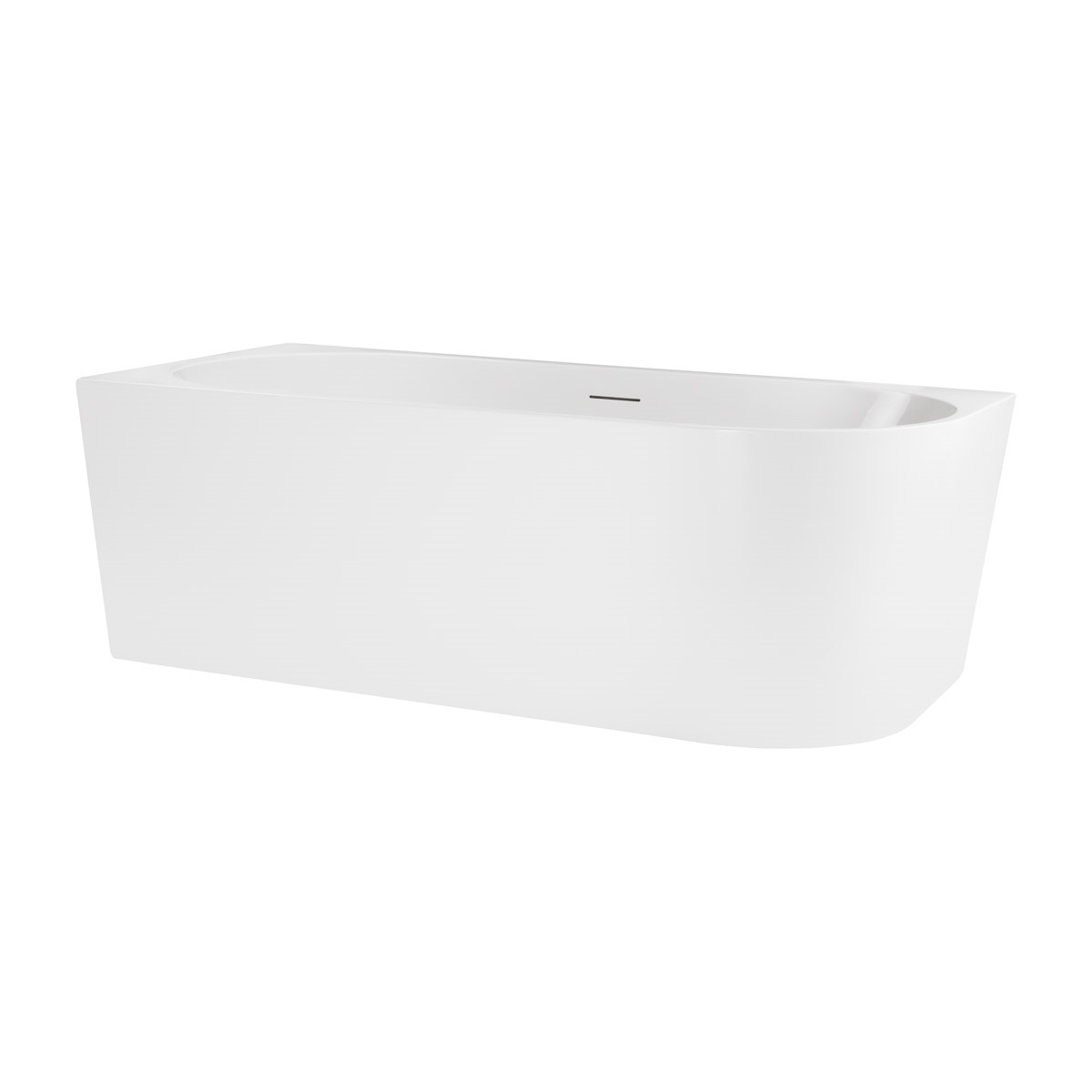 Oltens Delva baignoire d’angle 150x75 cm rectangulaire blanc 11007000