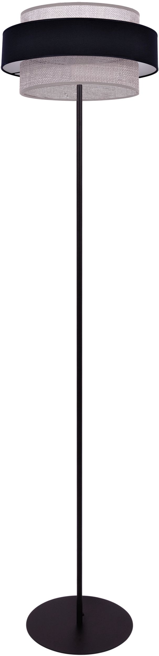 Kaja Etela lampadaire 1x40 W noir-gris K-5175