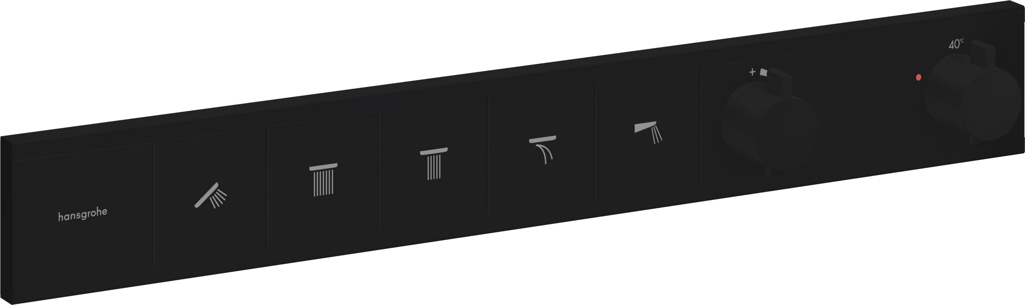 Hansgrohe RainSelect mitigeur bain-douche encastrée avec thermostat noir 15384670