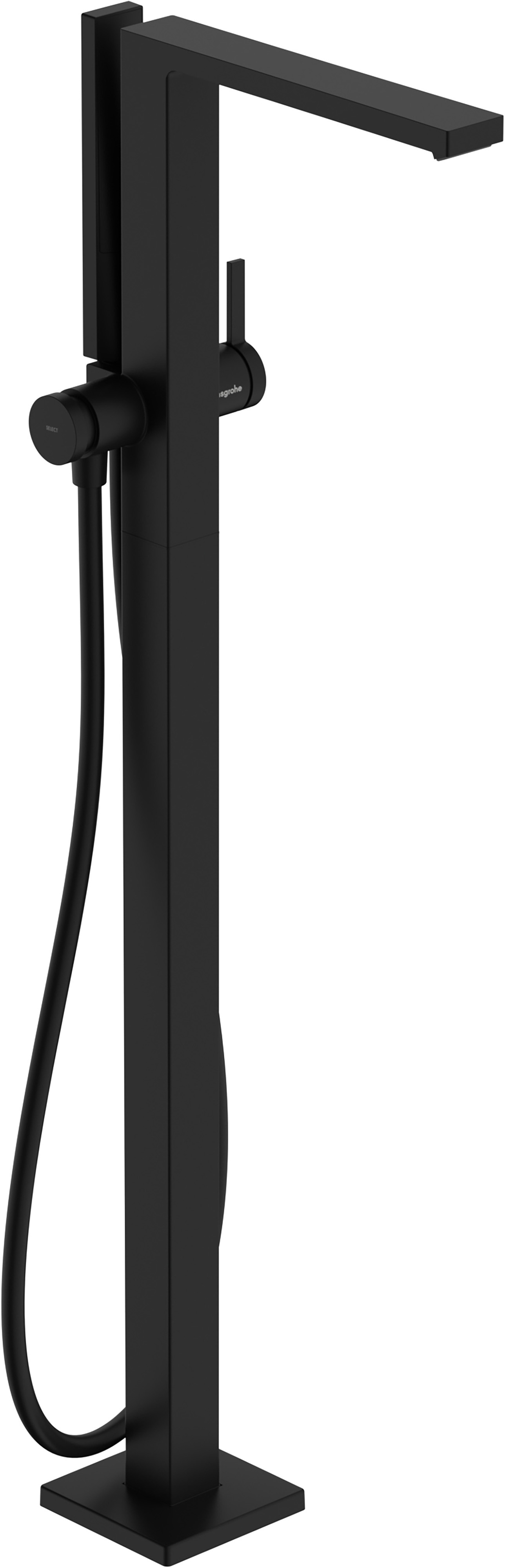 Hansgrohe Tecturis E mitigeur bain-douche autoportante noir 73445670