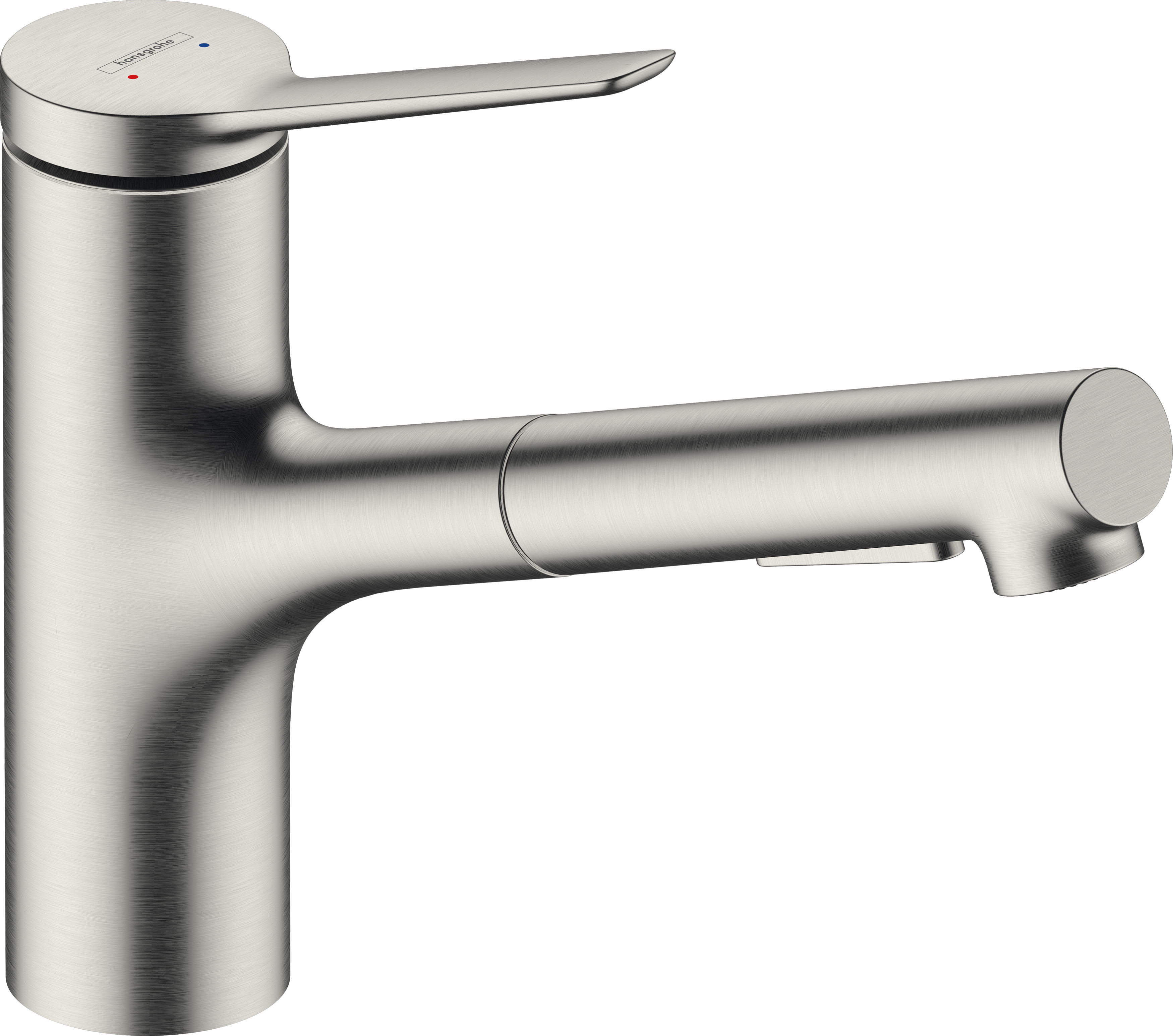 Hansgrohe Zesis M33 mitigeur de cuisine sur pied acier inoxydable 74820800