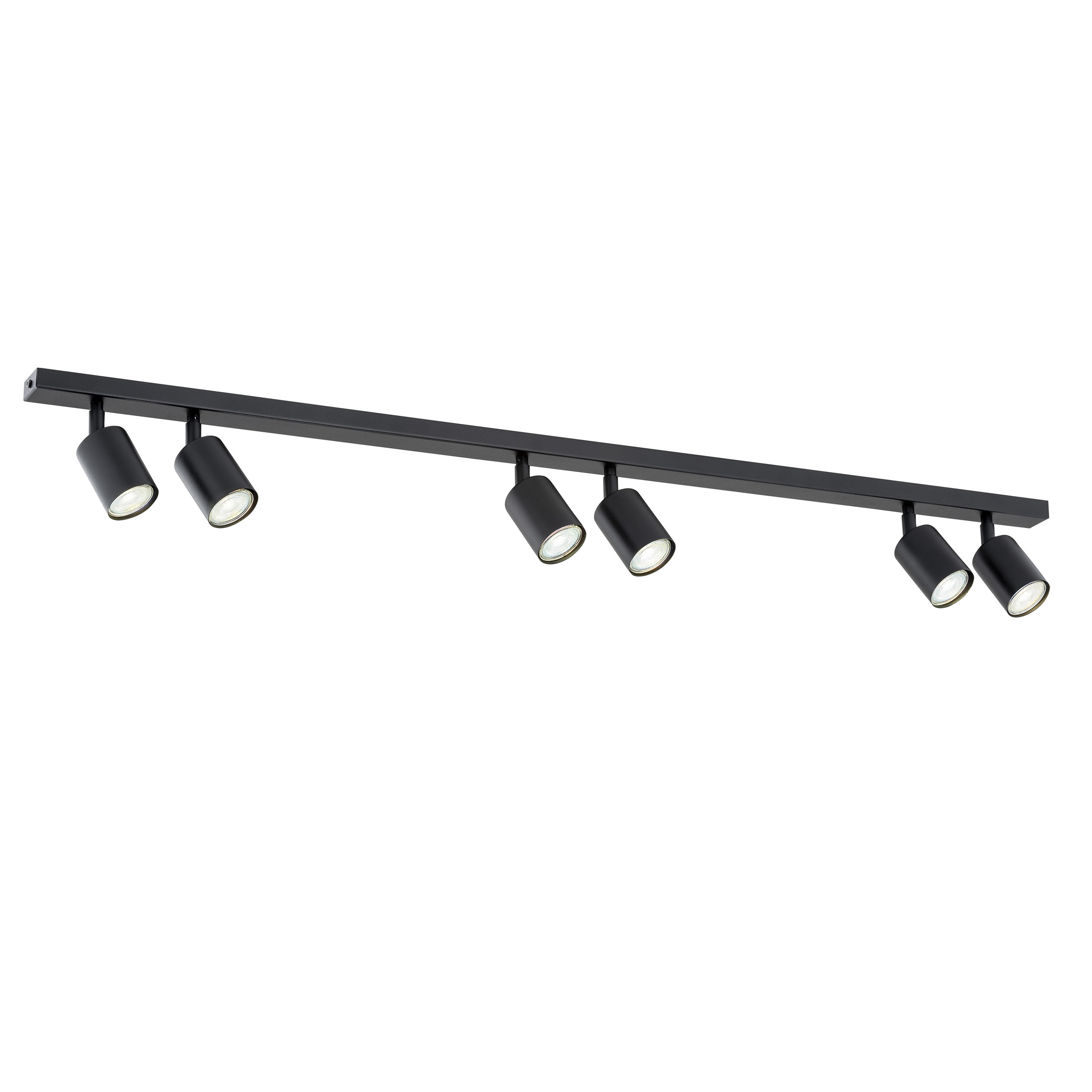 Emibig Flash plafonnier 6x8 W noir 1312/6
