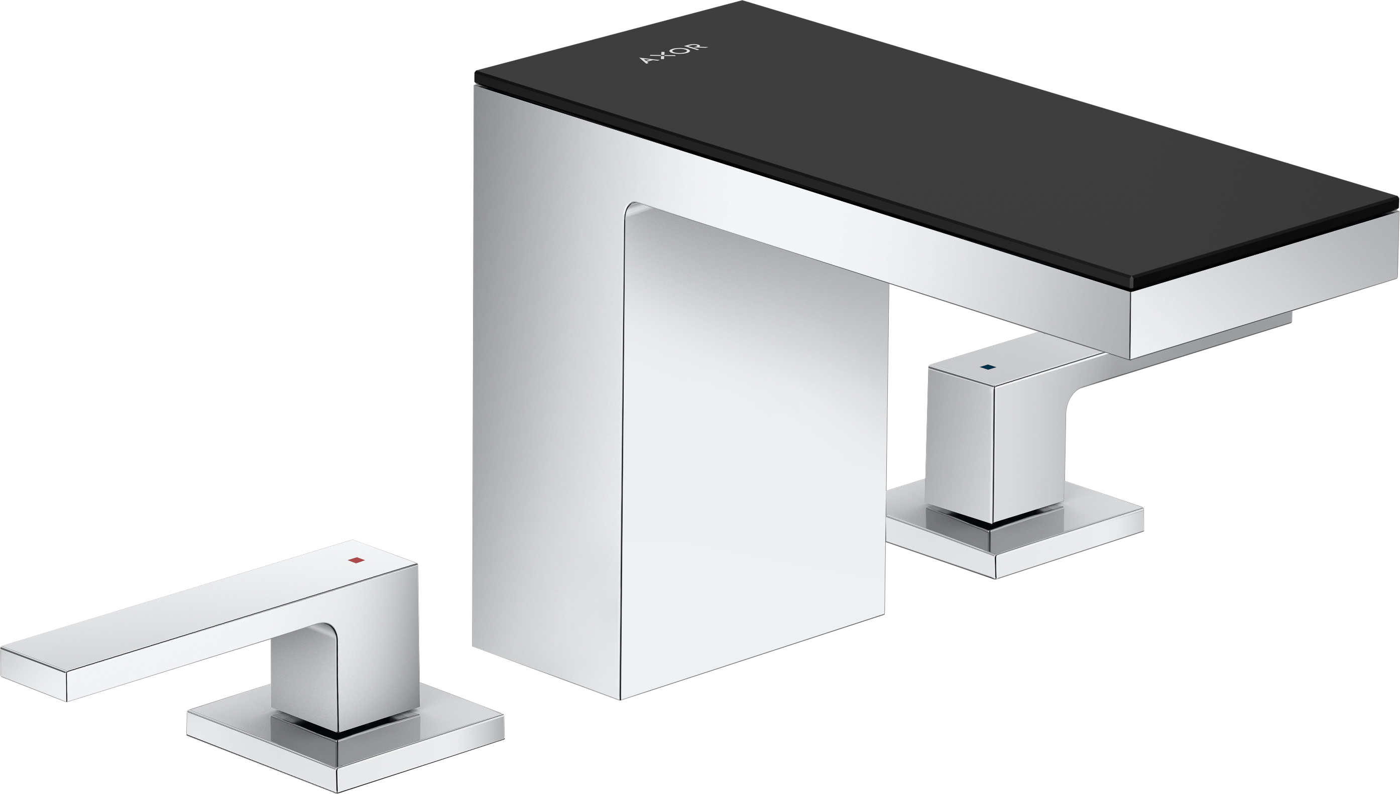 Axor MyEdition mitigeur de lavabo sur pied chrome-noir 47070600