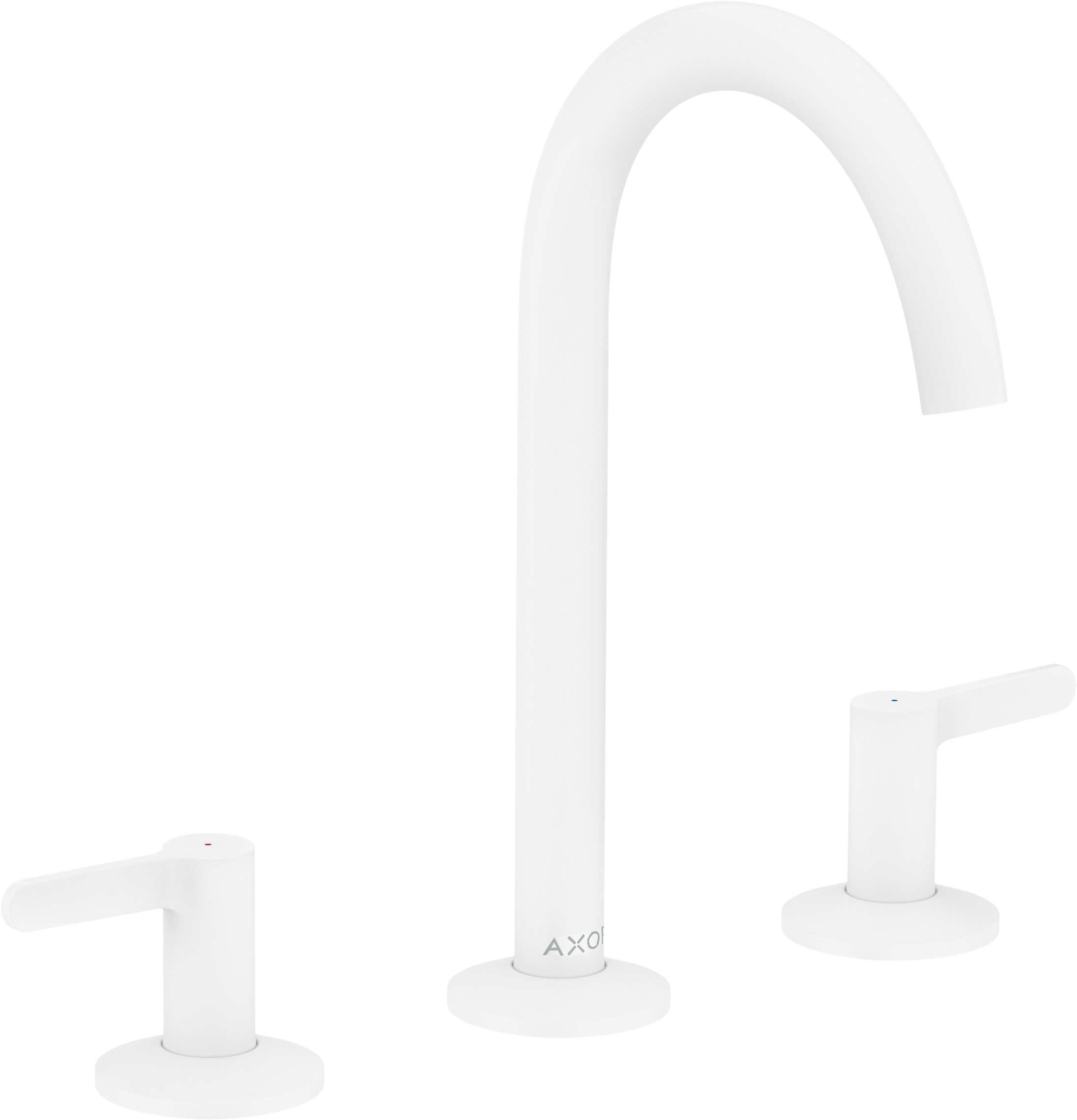 Axor One mitigeur de lavabo sur pied blanc 48050700