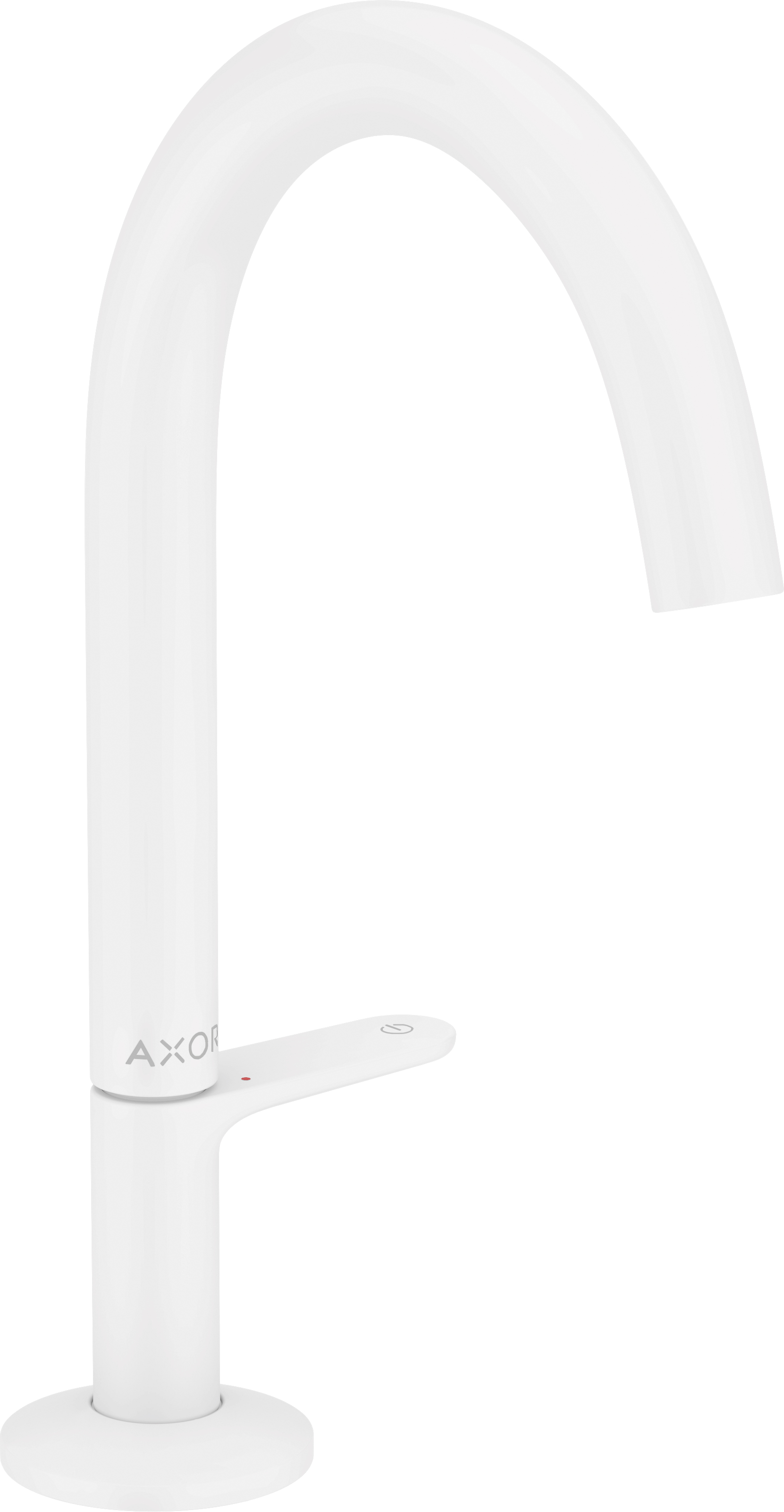 Axor One mitigeur de lavabo sur pied blanc 48020700