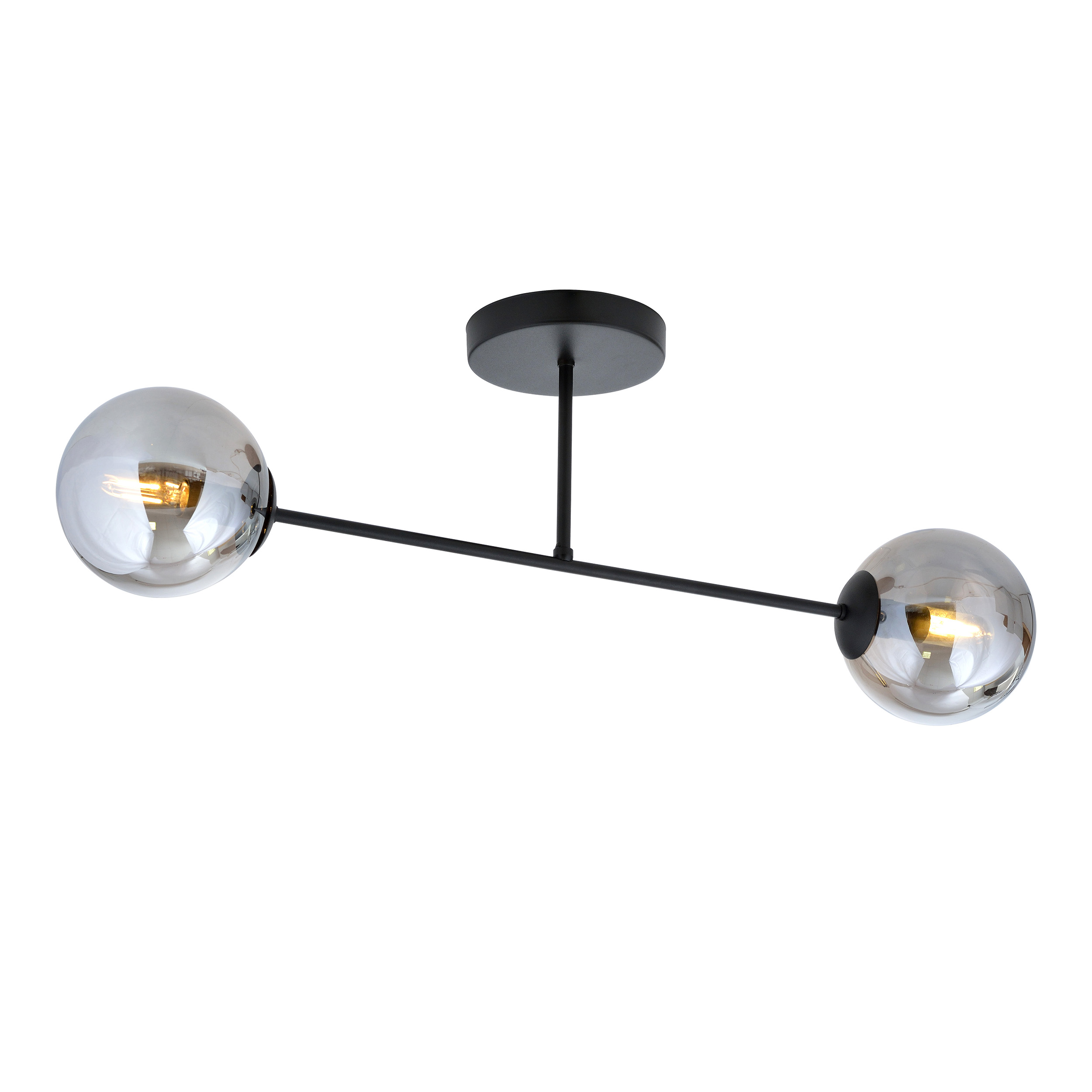 Emibig Roma plafonnier 2x10 W noir 1245/2