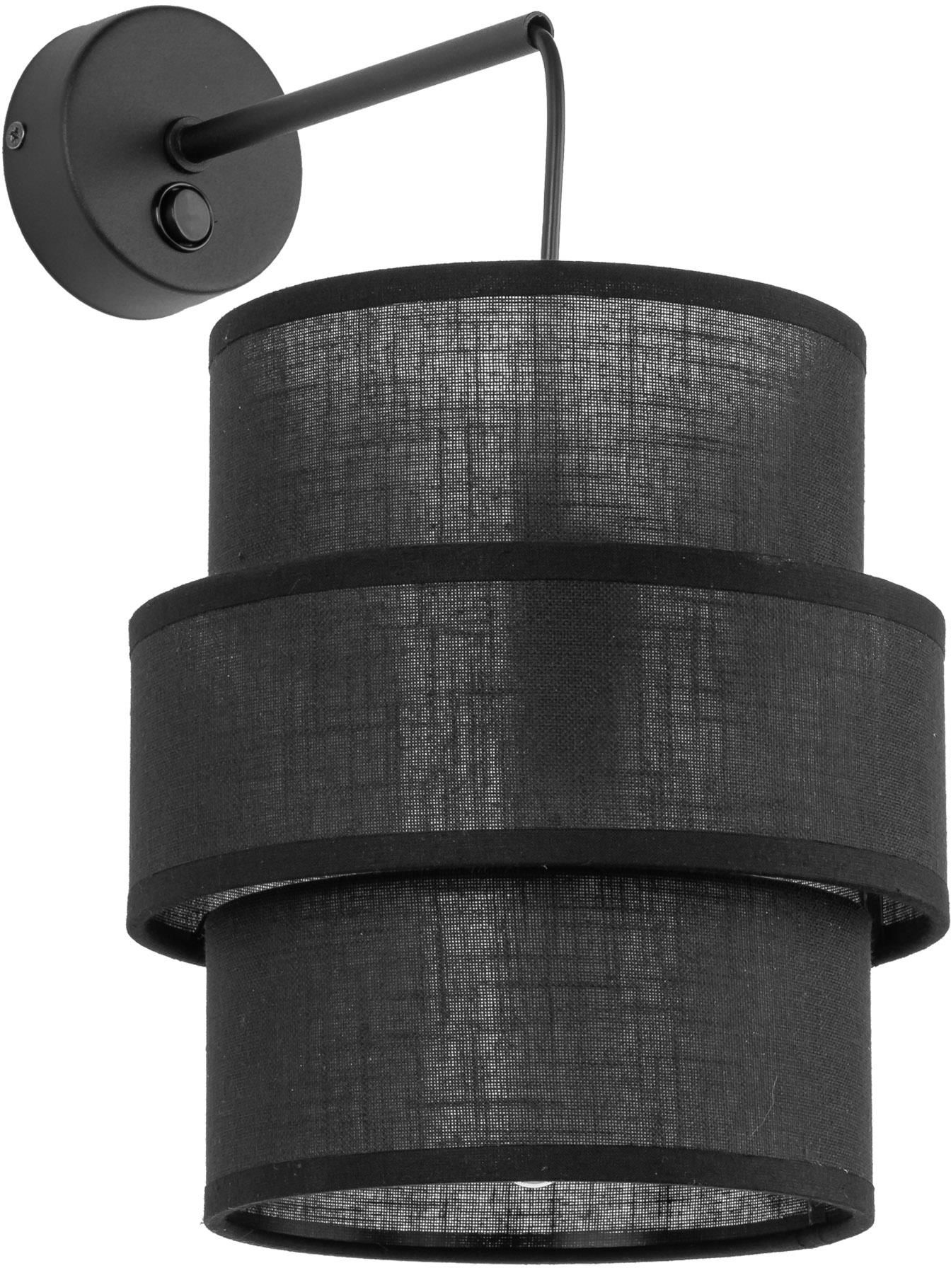 TK Lighting Calisto applique murale 1x15 W noir 5955