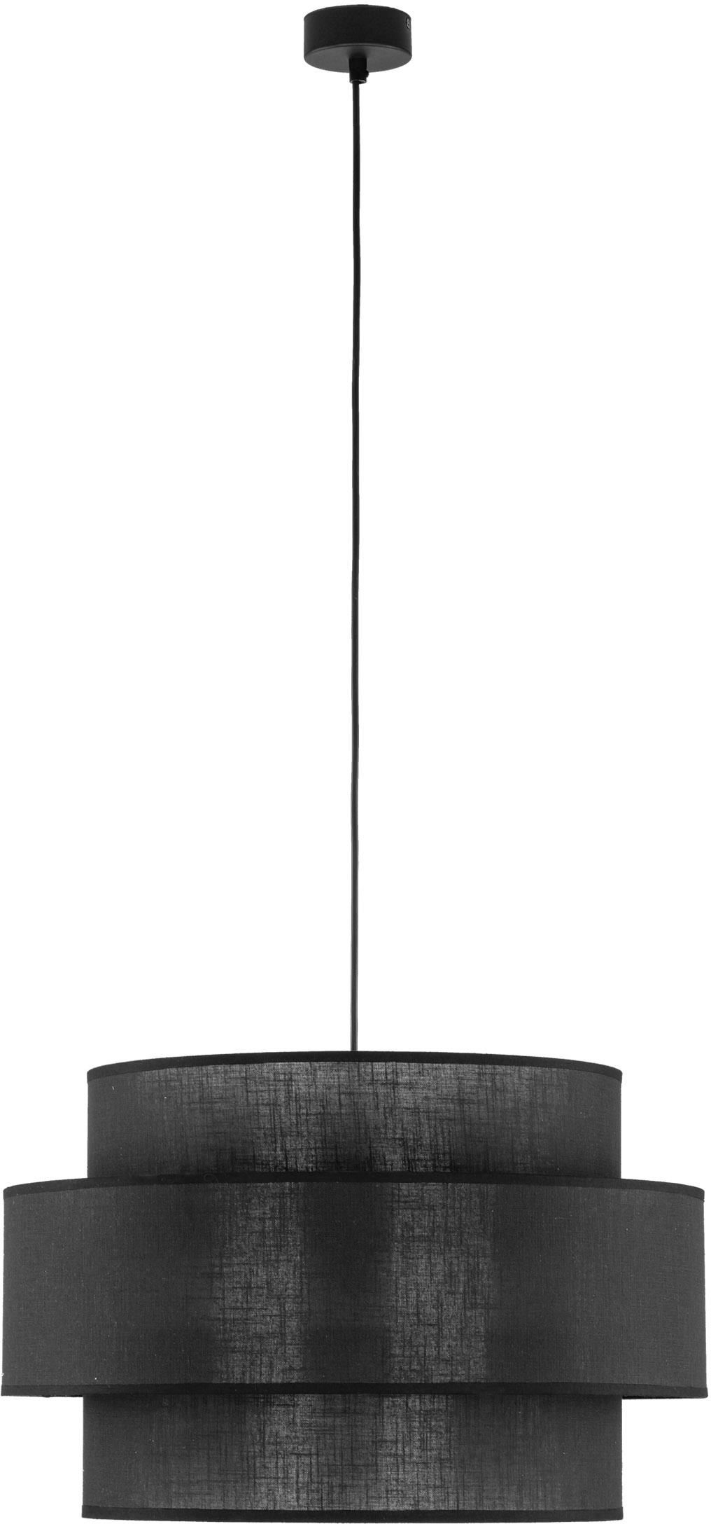 TK Lighting Calisto lampe suspendue 3x15 W noir 5099