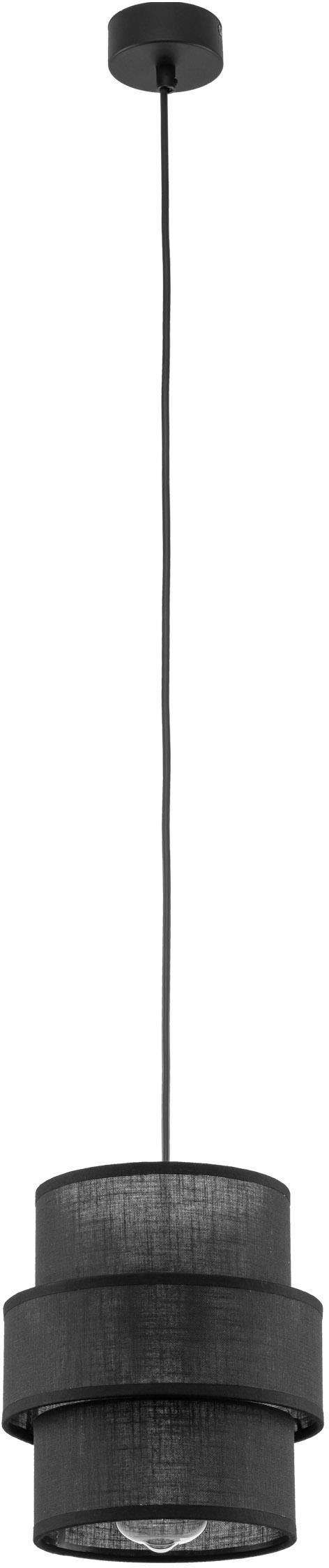 TK Lighting Calisto lampe suspendue 1x15 W noir 5306
