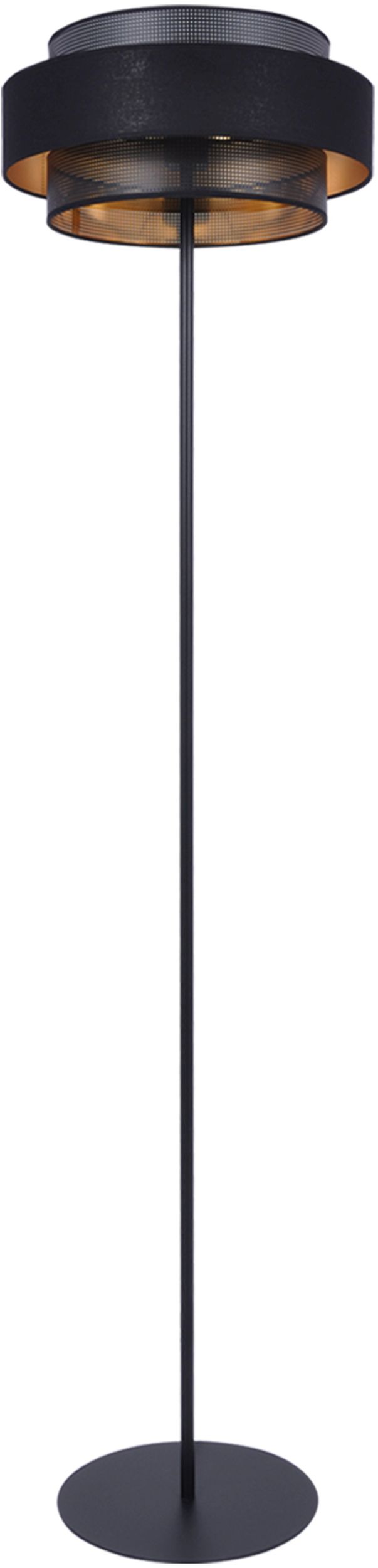 Kaja Amos lampadaire 1x40 W noir-doré K-5285