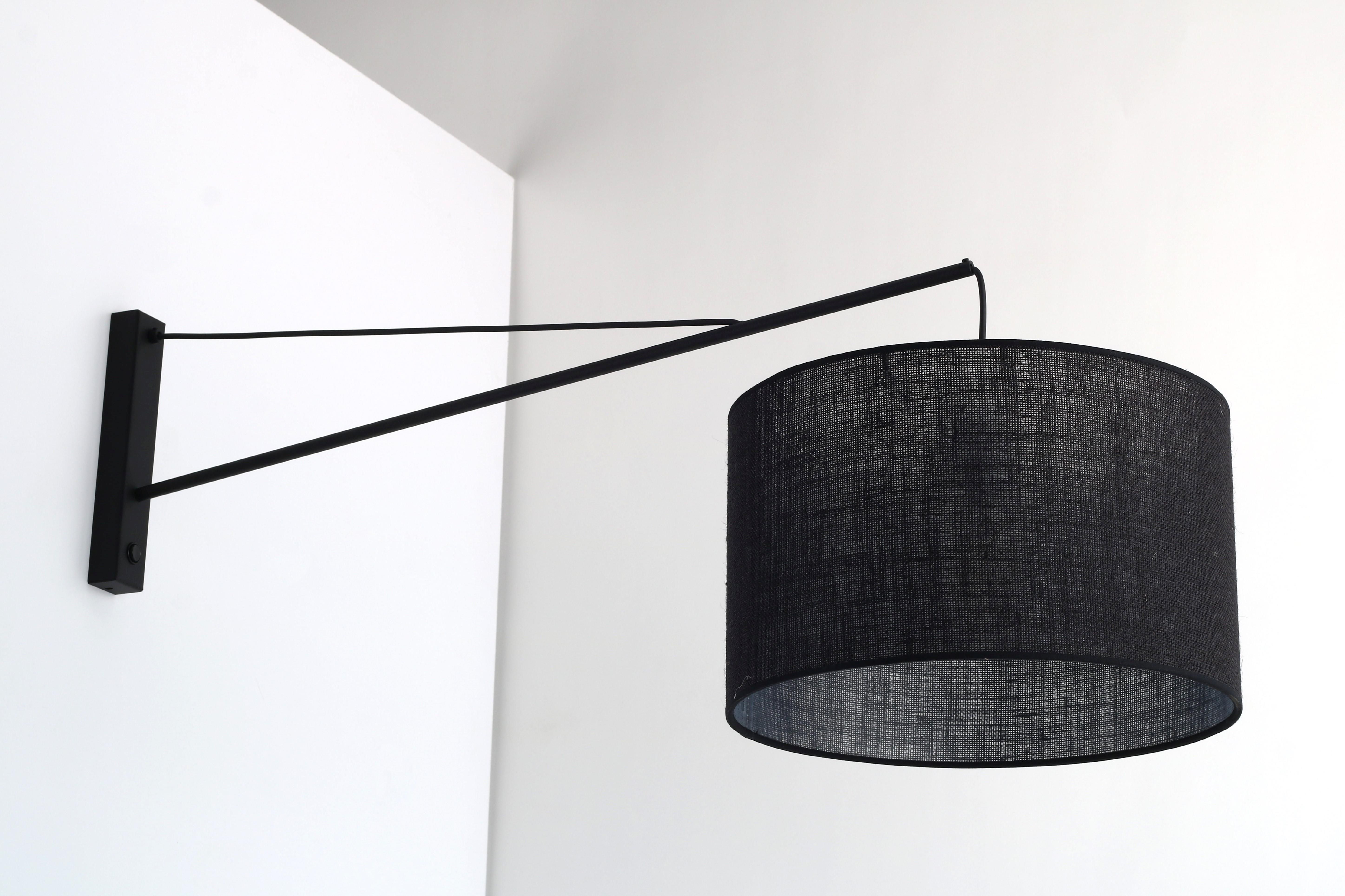 TK Lighting Grua applique murale 1x15 W noir 6639